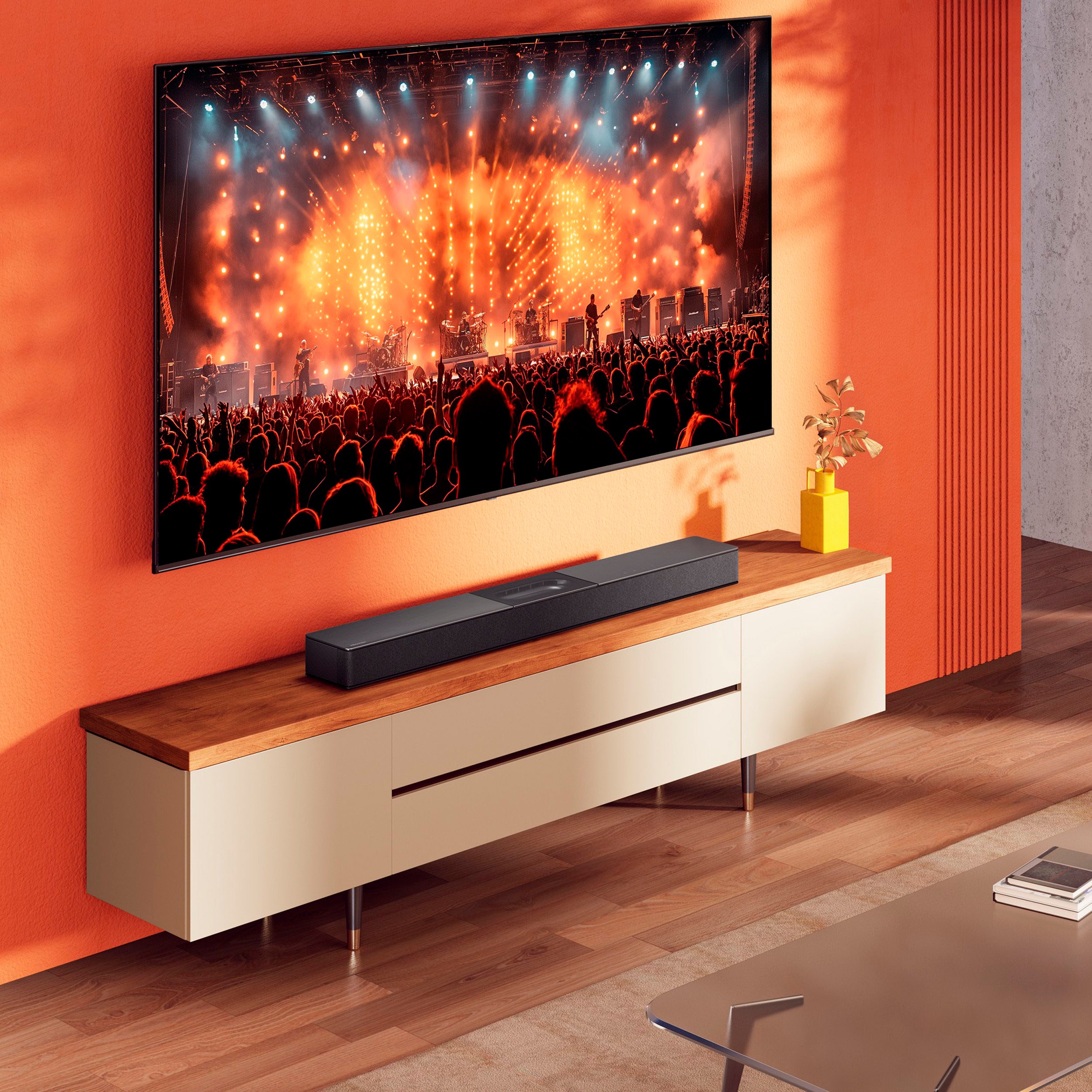 Hisense Mini-LED-Fernseher »55E8S« 139 cm/55 ″ Smart-TV inkl. HS2000 Soundbar im Wert von UVP €129