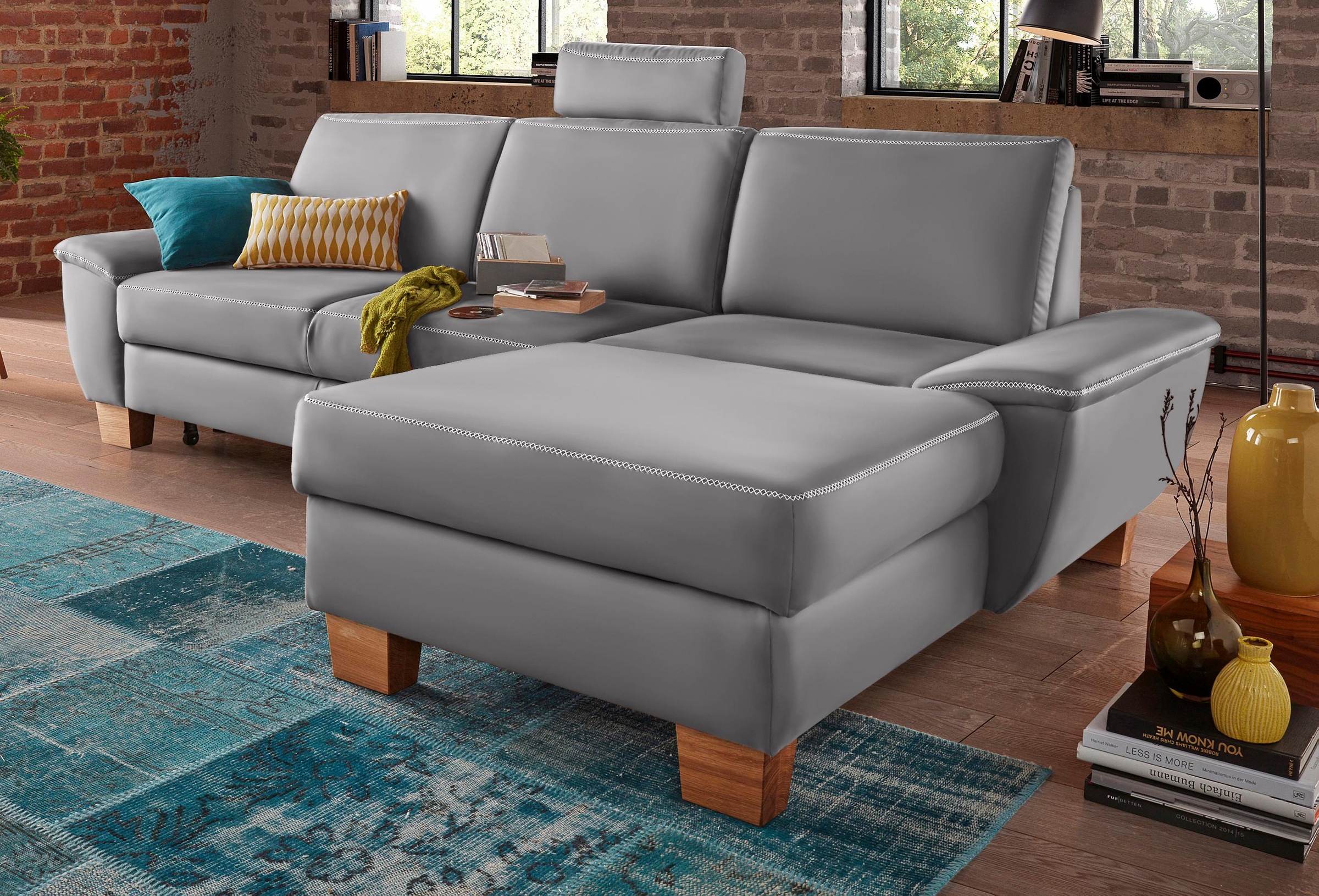 exxpo - sofa fashion Ecksofa "Croma, hochwertige Detailverarbeitung, mit Ko günstig online kaufen