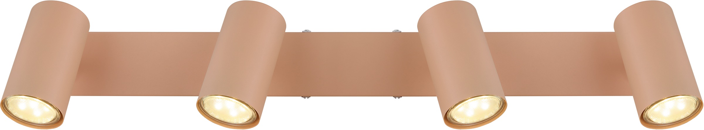 GLOBO LIGHTING Deckenstrahler »ROBBY«, Leuchtmittel GU10 | ohne Leuchtmittel, Deckenspot/pfirsichfarben/Flur/Wohnzimmer