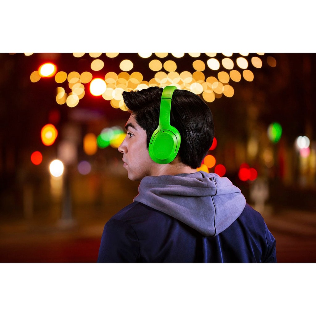 RAZER Kopfhörer »Opus X Grün«, Bluetooth, Active Noise Cancelling (ANC)