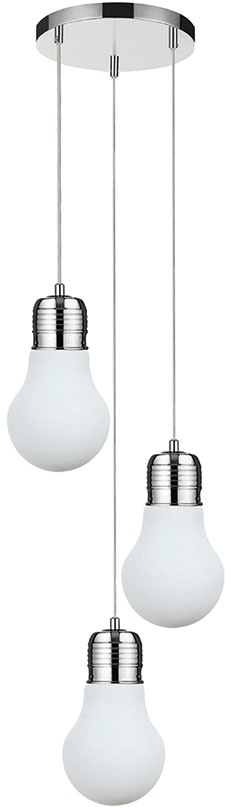 SPOT Light Pendelleuchte »Bulb«, 3 flammig, Leuchtmittel E27   Leuchtmittel günstig online kaufen