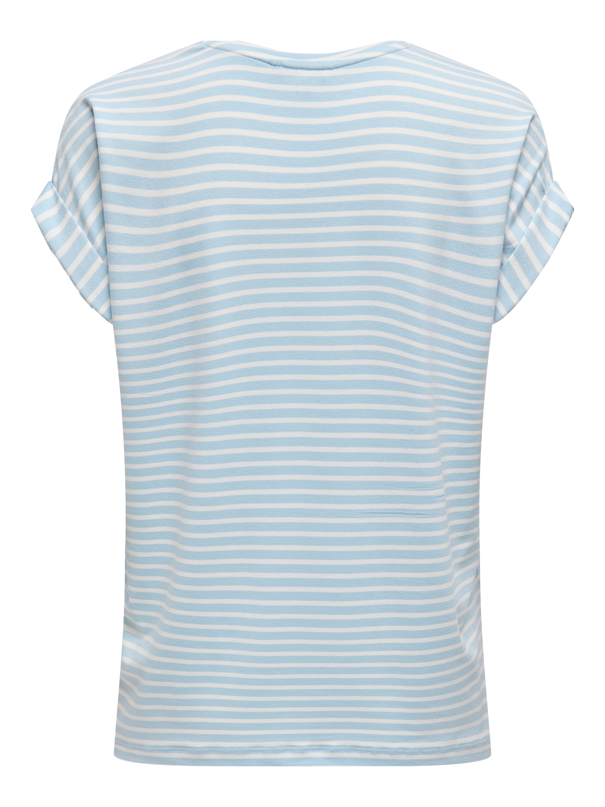 ONLY Kurzarmshirt »ONLMOSTER STRIPE S/S O-NECK TOP JRS NOOS« gestreift, lässig geschnitten, Jersey, Rundhals, Viskosemischung