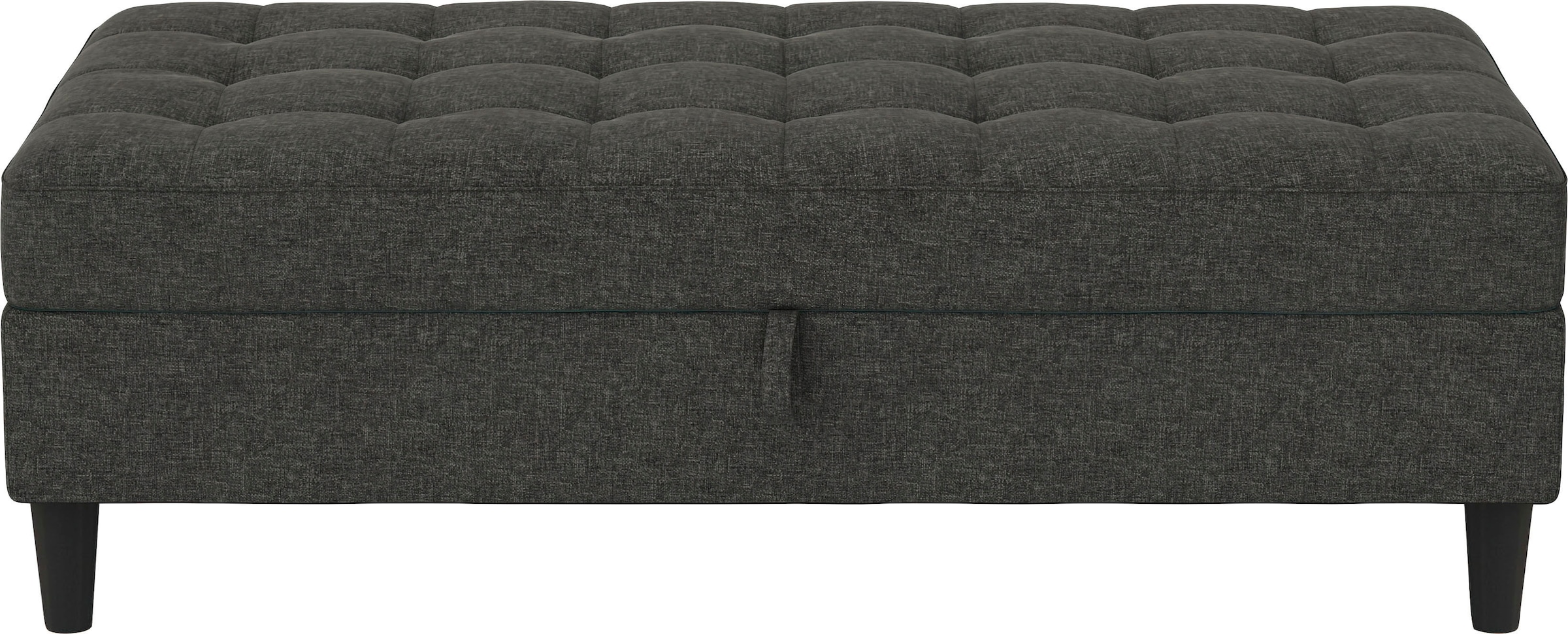 Dorel Home Stauraumhocker »Presley«, Polsterhocker mit Stauraum, frei im Raum stellbar, Sitzhöhe 43 cm