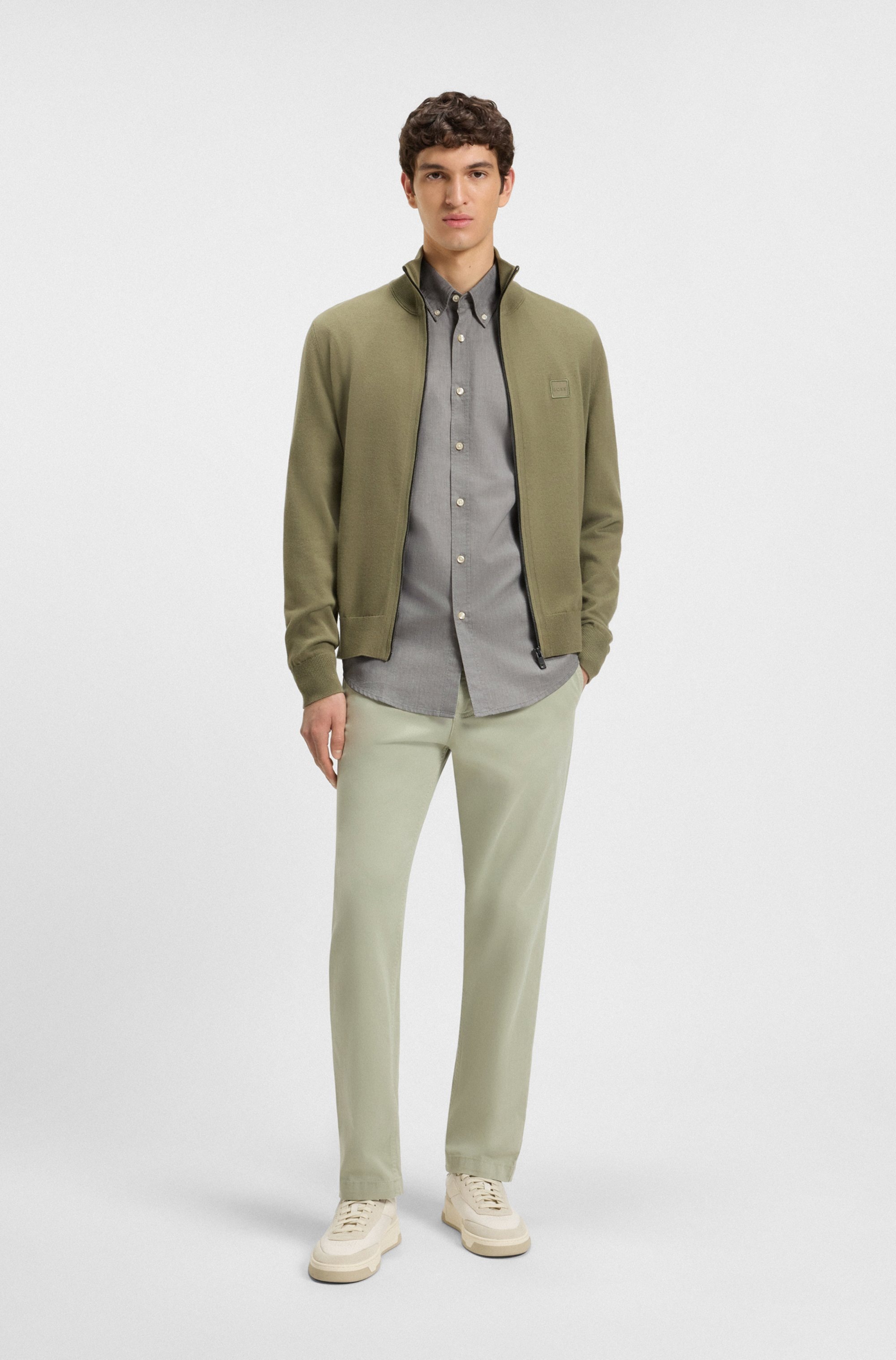 BOSS ORANGE Businesshemd »Rickert«, mit Button-down-Kragen