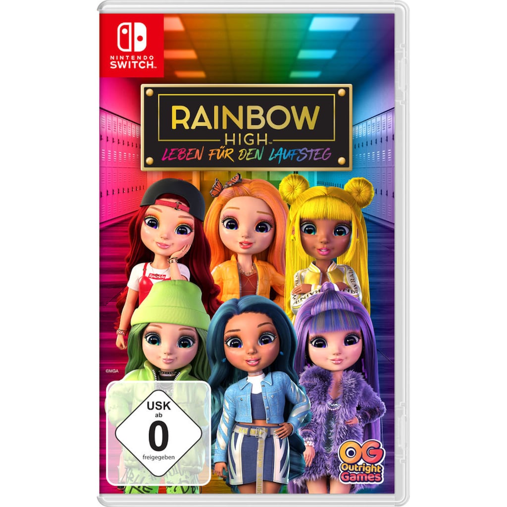 Outright Games Spielesoftware »Rainbow High: Leben für den Laufsteg«, Nintendo Switch