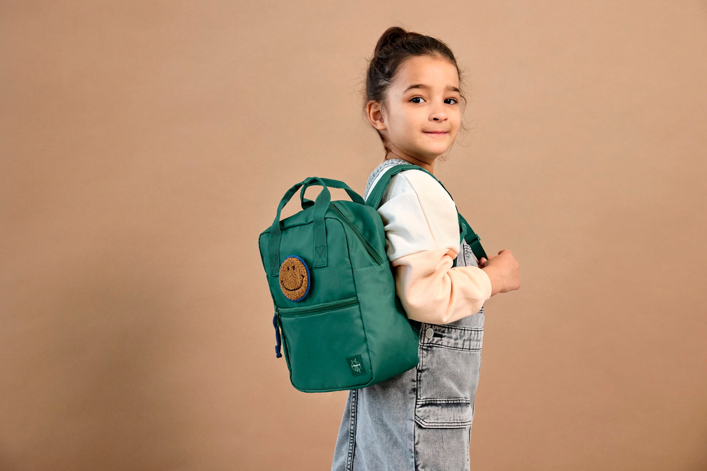LÄSSIG Kinderrucksack »Little Gang, Mini Square Backpack, dark green«