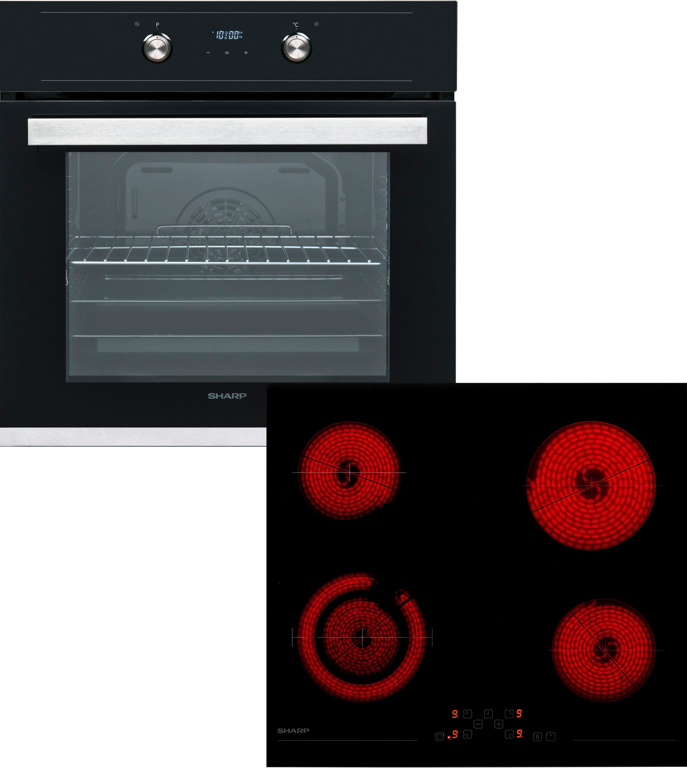 Sharp Backofen-Set »K-60D19BM1-EU«, mit Timerfunktion günstig online kaufen