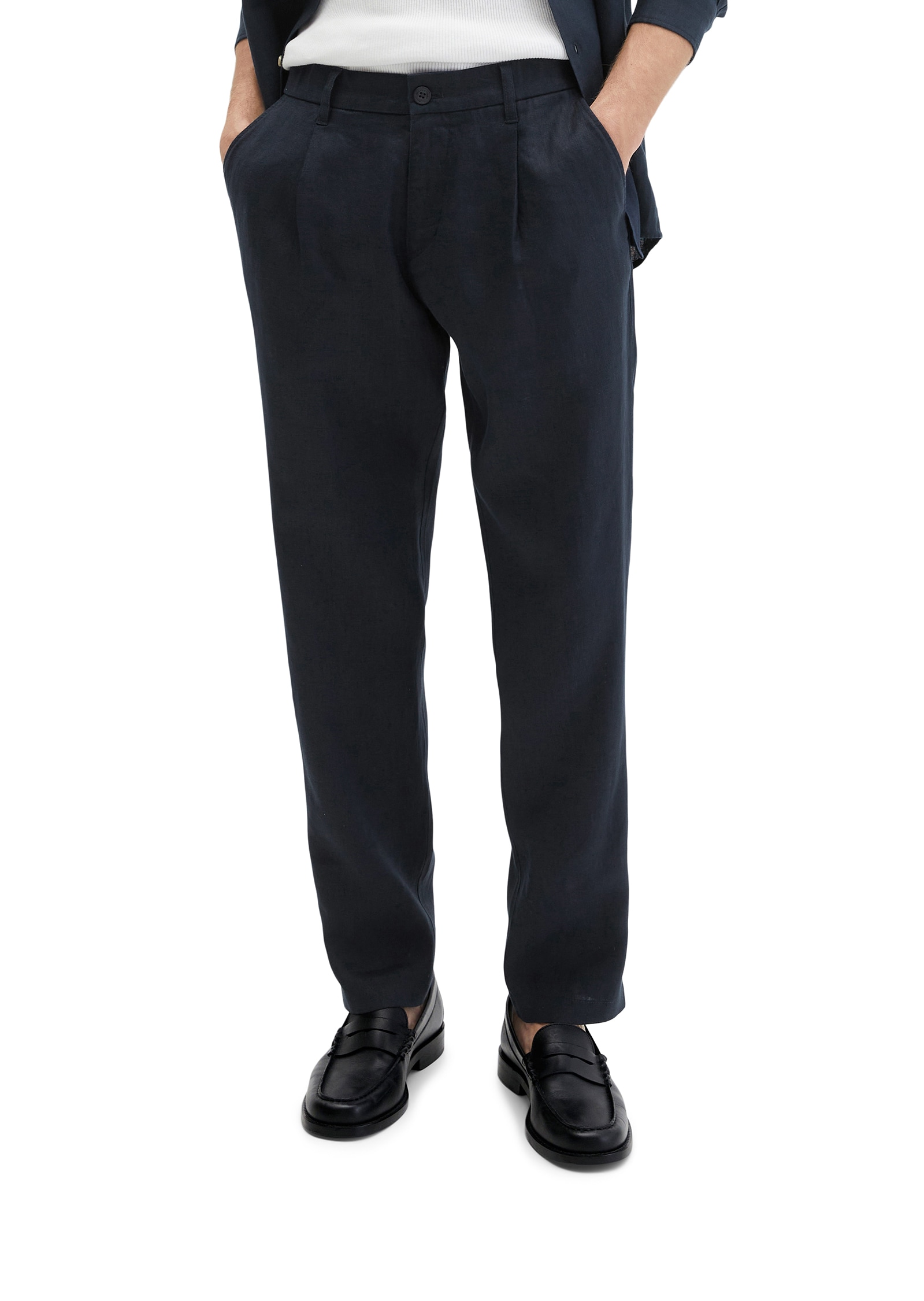 Marc O'Polo Leinenhose »Osby jogger pleats«
