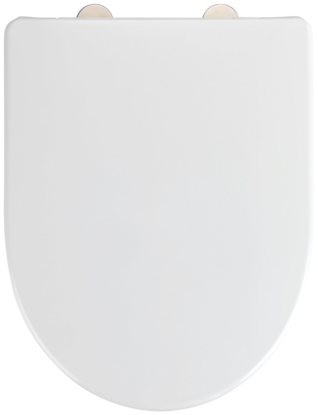 WENKO WC-Sitz »Exclusive Nr. 9« 1 Stk. tlg. aus Duroplast, mit Absenkautomatik weiß;Edelstahl