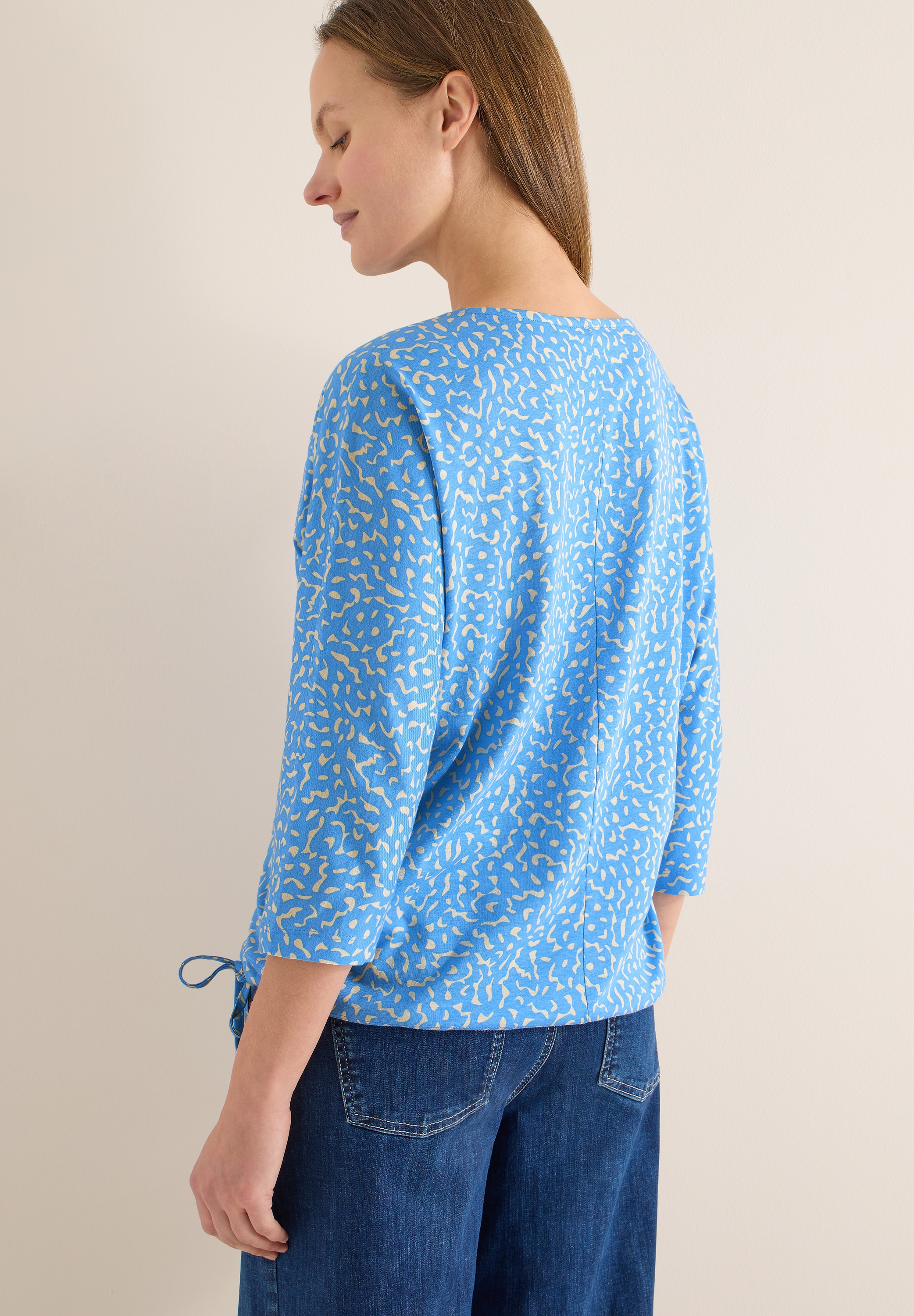 Cecil 3/4-Arm-Shirt mit Minimal Print