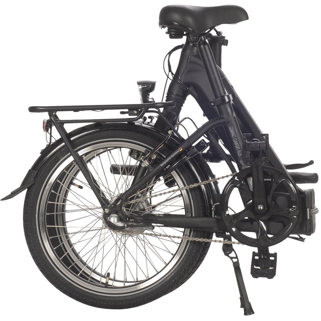 SAXONETTE E-Bike »Compact Comfort Plus«, 3 Gang, Frontmotor 250 W, (mit Akku-Ladegerät)