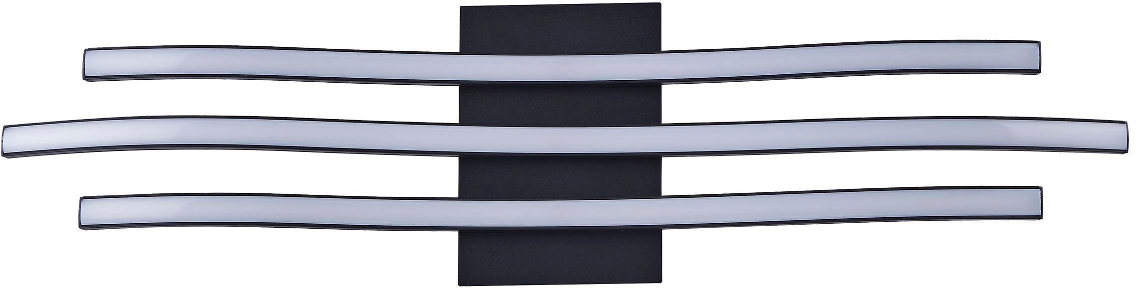 EGLO Deckenleuchte »Roncade 1 Deckenlampe, Flurlampe aus Aluminium, Stahl und Kunststoff« LED-Modul 1 Stk. Warmweiß Deckenlampe 65 x 13 cm, Flurlampe, Küchenlampe, Wohnzimmerlampe