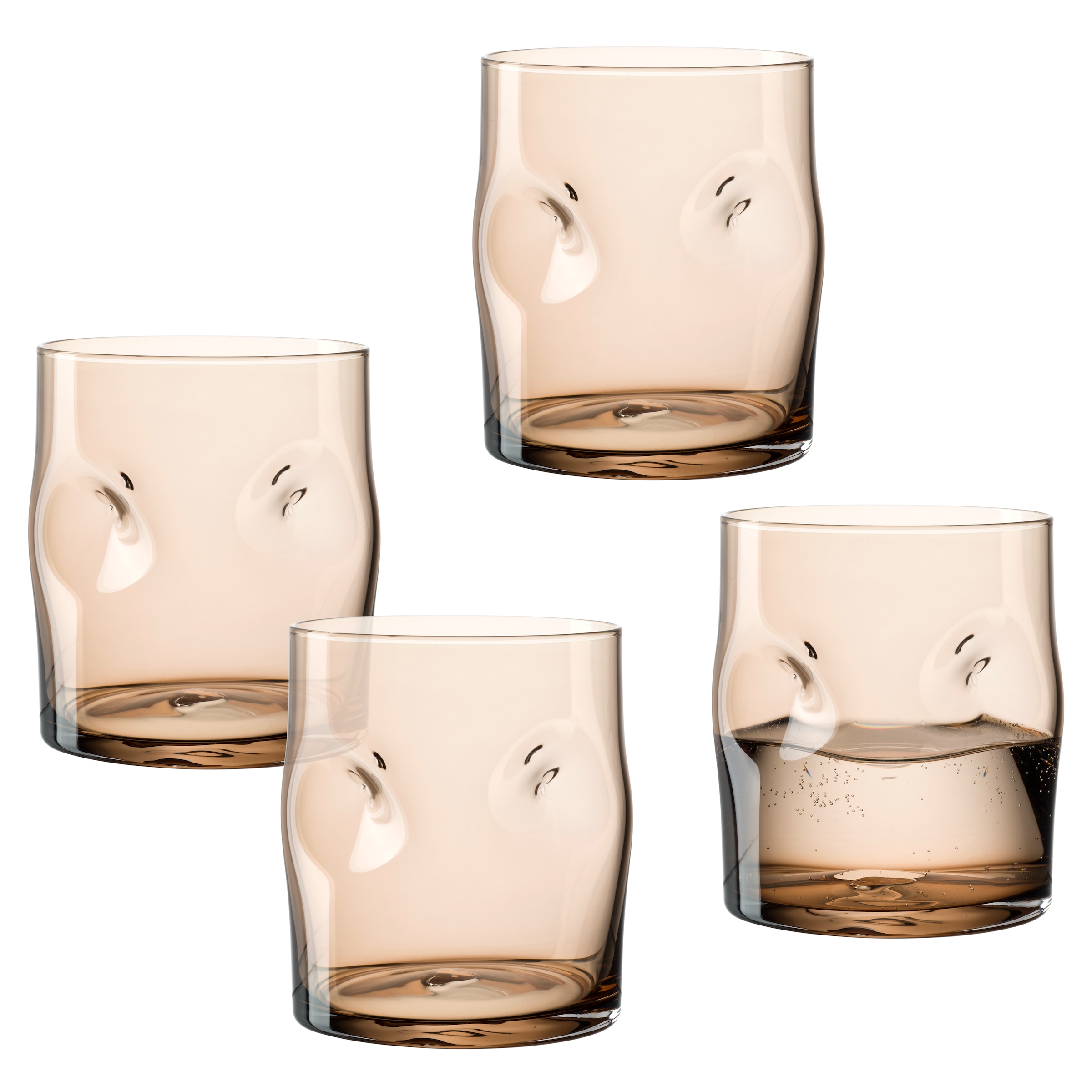 LEONARDO Gläser-Set »Trinkglas VESUVIO, 300 ml, 4er-Set«, (Set, 4 tlg.), ko günstig online kaufen