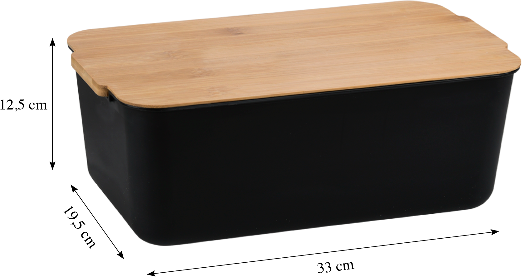 KESPER® Brotkasten »Brotbox«, (1 tlg.), Deckel als Schneidebrett verwendbar