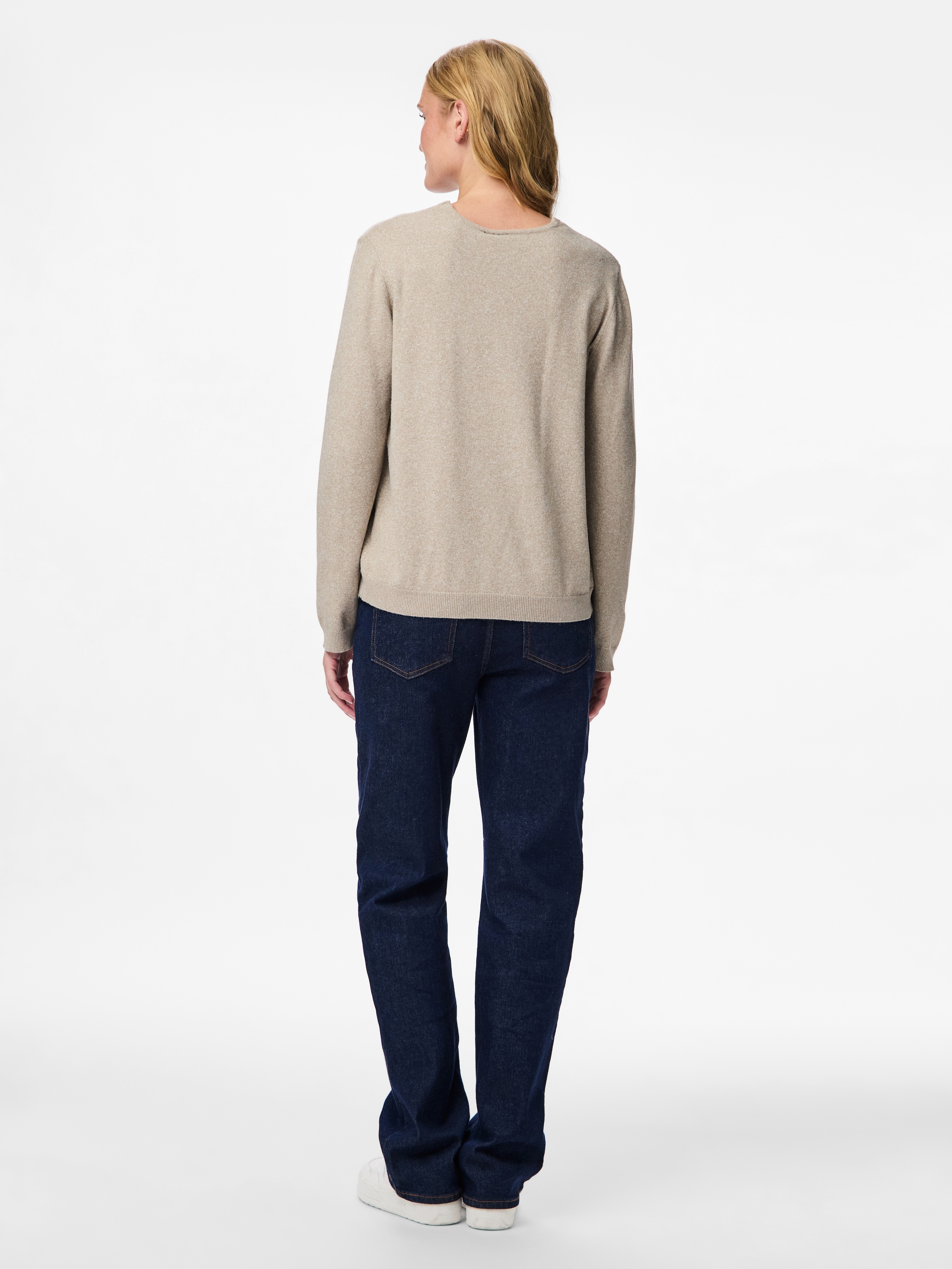 pieces V-Ausschnitt-Pullover »PCBREE LS V-NECK KNIT NOOS BC«