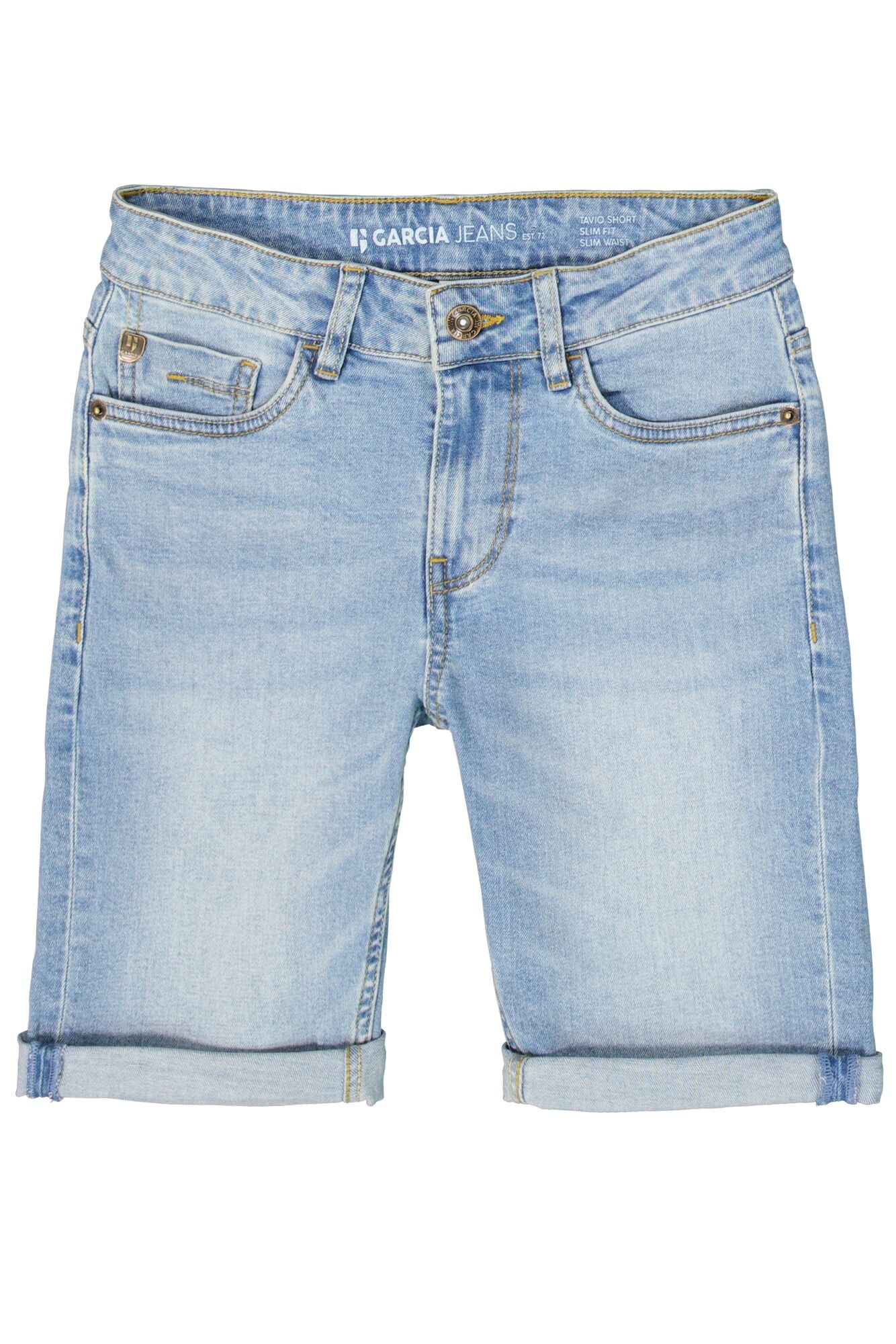 Garcia Jeansshorts »Tavio«, mit Used-Effekten