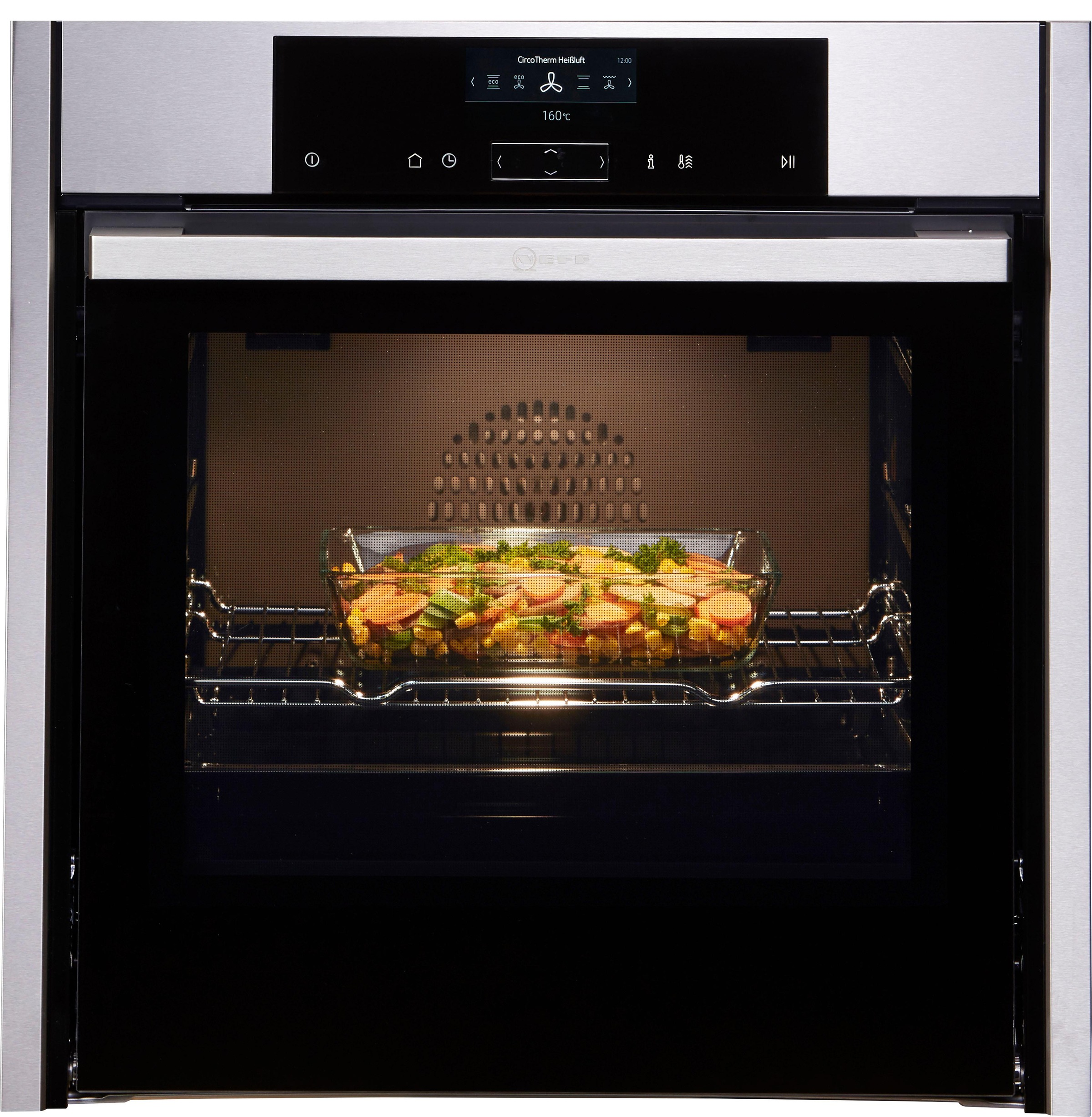 4. Bild von NEFF Einbaubackofen »B45CS24N0«, N 90, B45CS24N0, mit 1-fach-Teleskopauszug, easyClean, Slide&Hide®