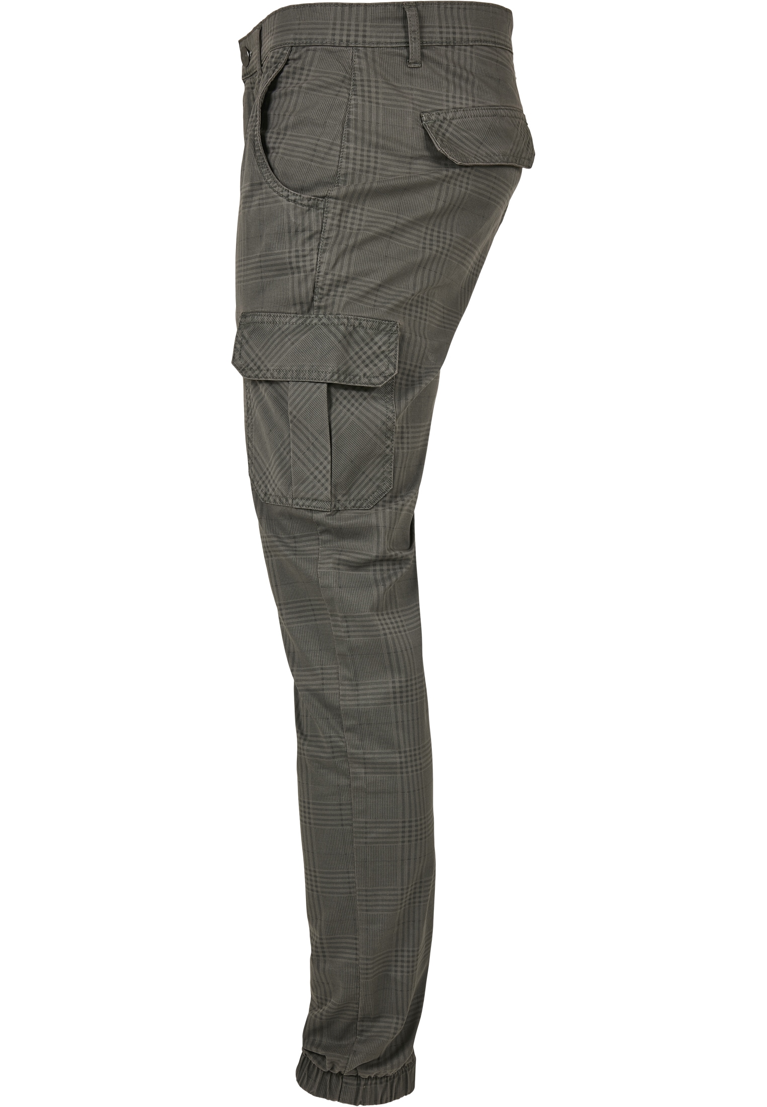 URBAN CLASSICS Cargohose »Urban Classics Herren AOP Glencheck Cargo Jog Pants«