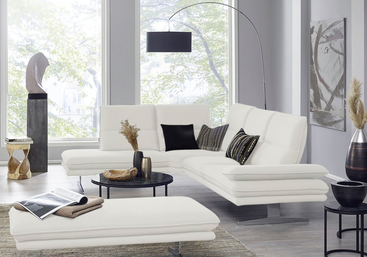 W.SCHILLIG Ecksofa »broadway, Designsofa, mit tollem Sitzkomfort, L-Form«, günstig online kaufen