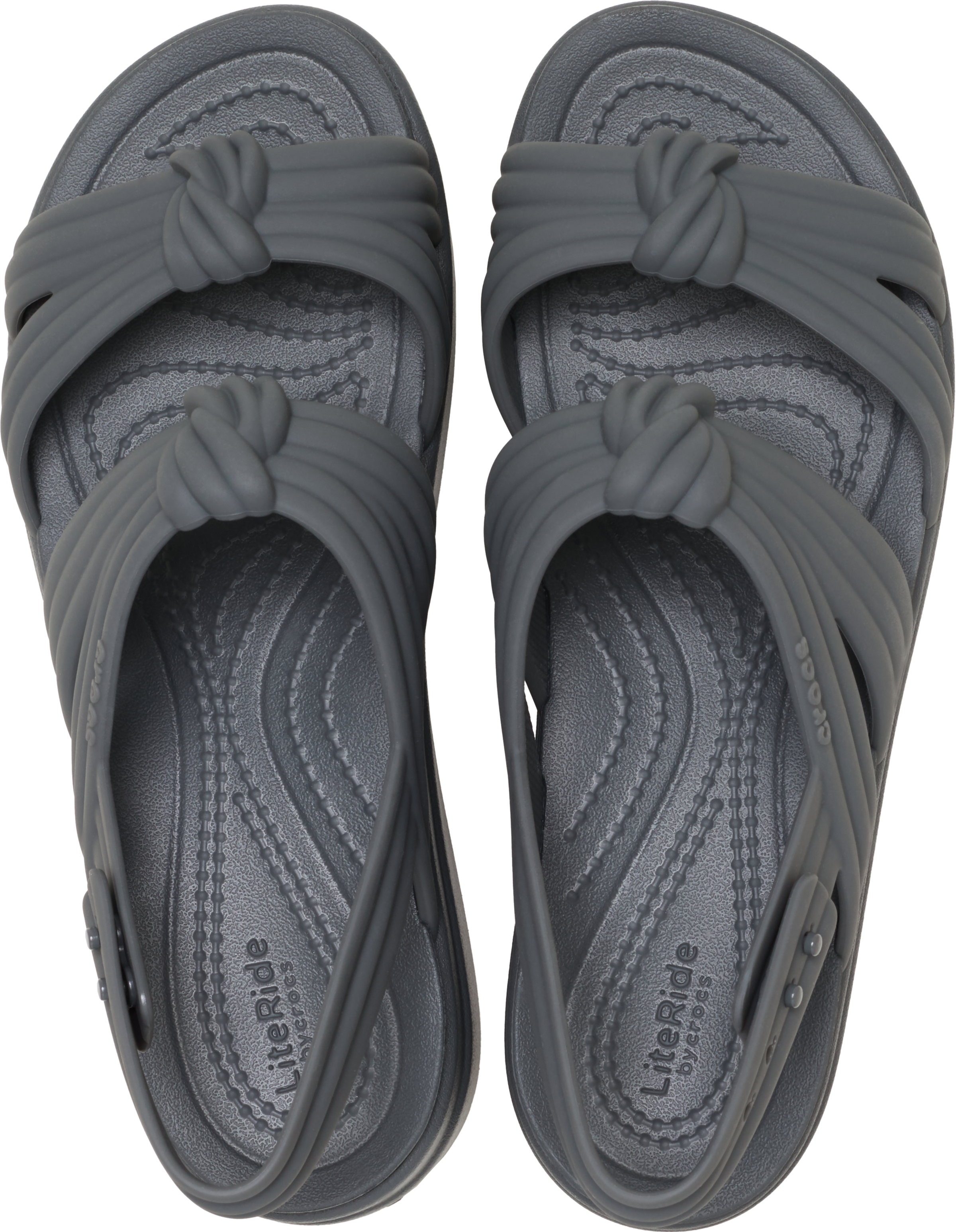 Crocs Keilsandalette »Brooklyn Knot Low Wedge«  Sommerschuh, Plateausandalette, Urlaubsschuh mit weichem Fußbett