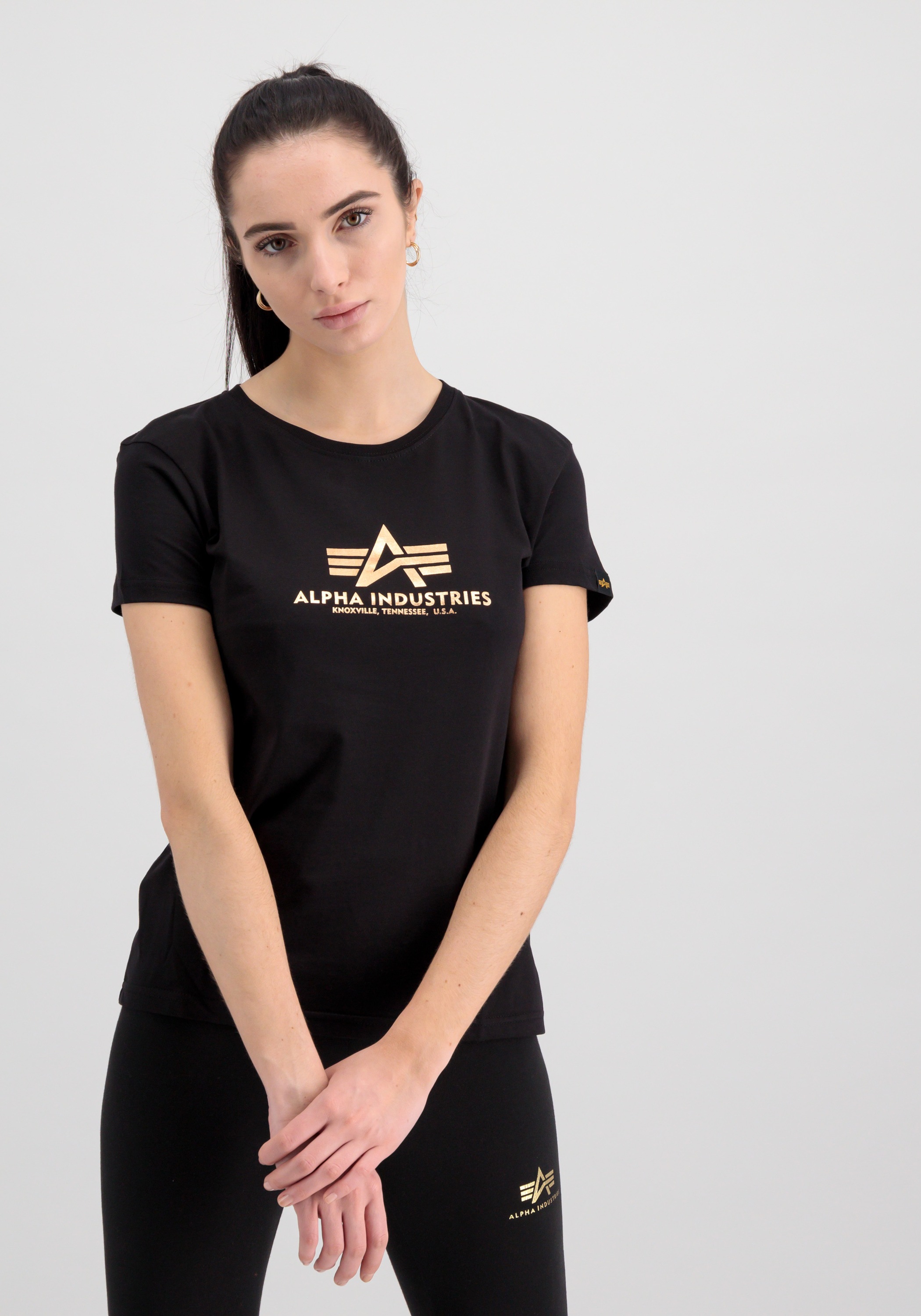 Alpha Industries T-Shirt »Alpha Industries Women - T-Shirts New Basic T-Shirt BL FP W«