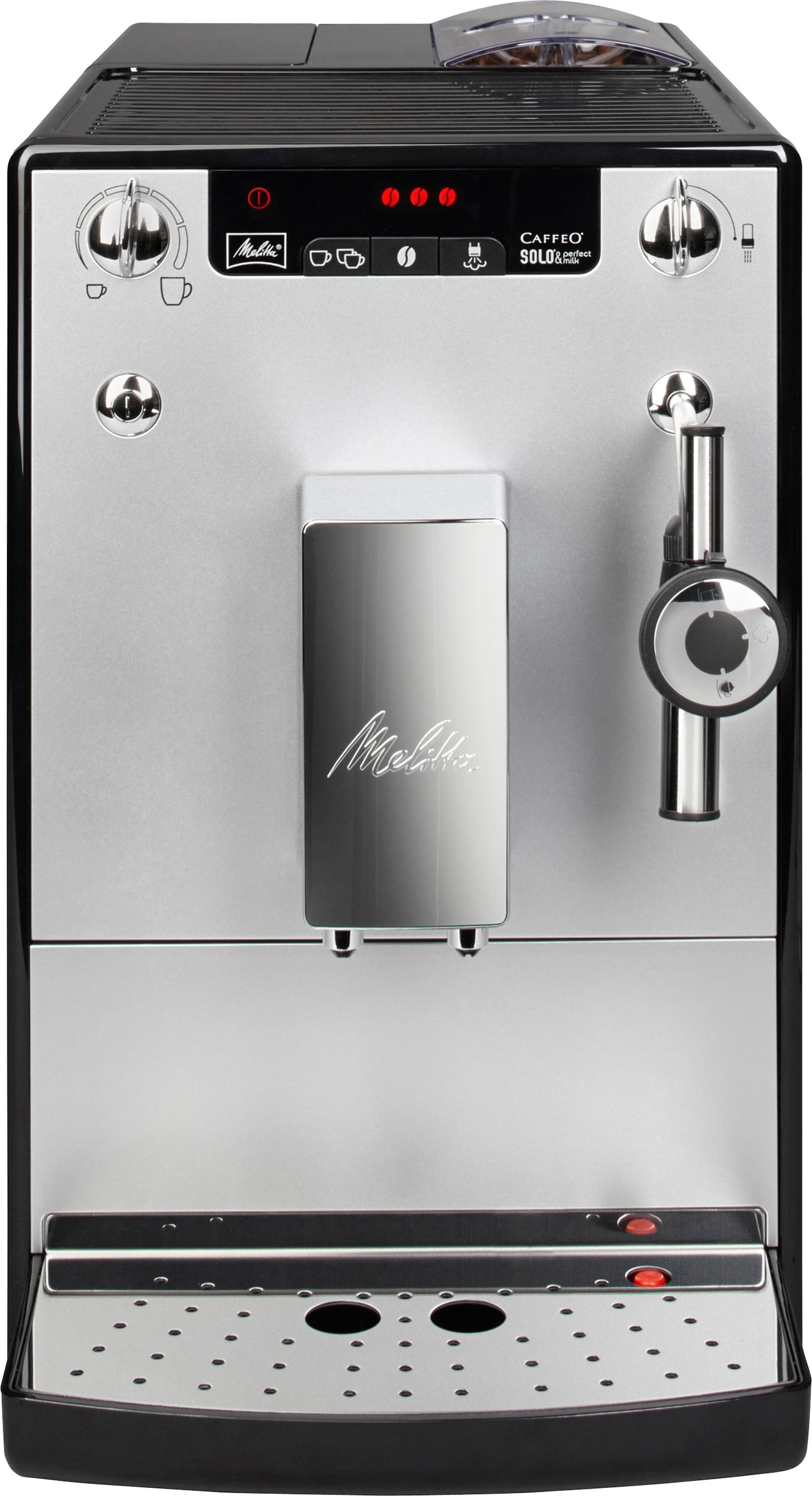 Kaffeevollautomat auf kaufen Solo® Kegelmahlwerk CAFFEO® Melitta Milk & Rechnung Tank, E957-103, Perfect 1,2l