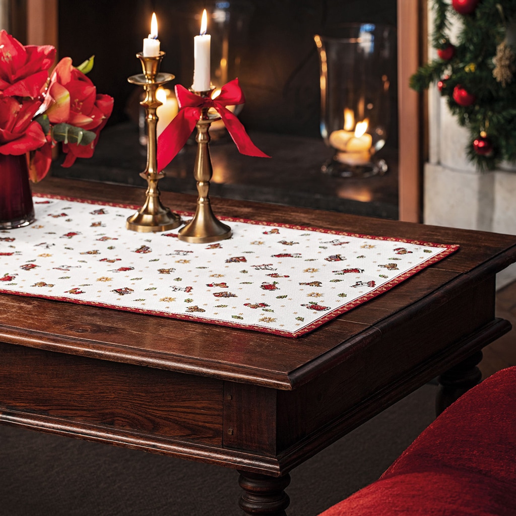 Villeroy & Boch Weihnachtsfigur »Läufer XL Toy's Delight Gobelin 38 x 27 x 0,7 cm 4er Set bunt«