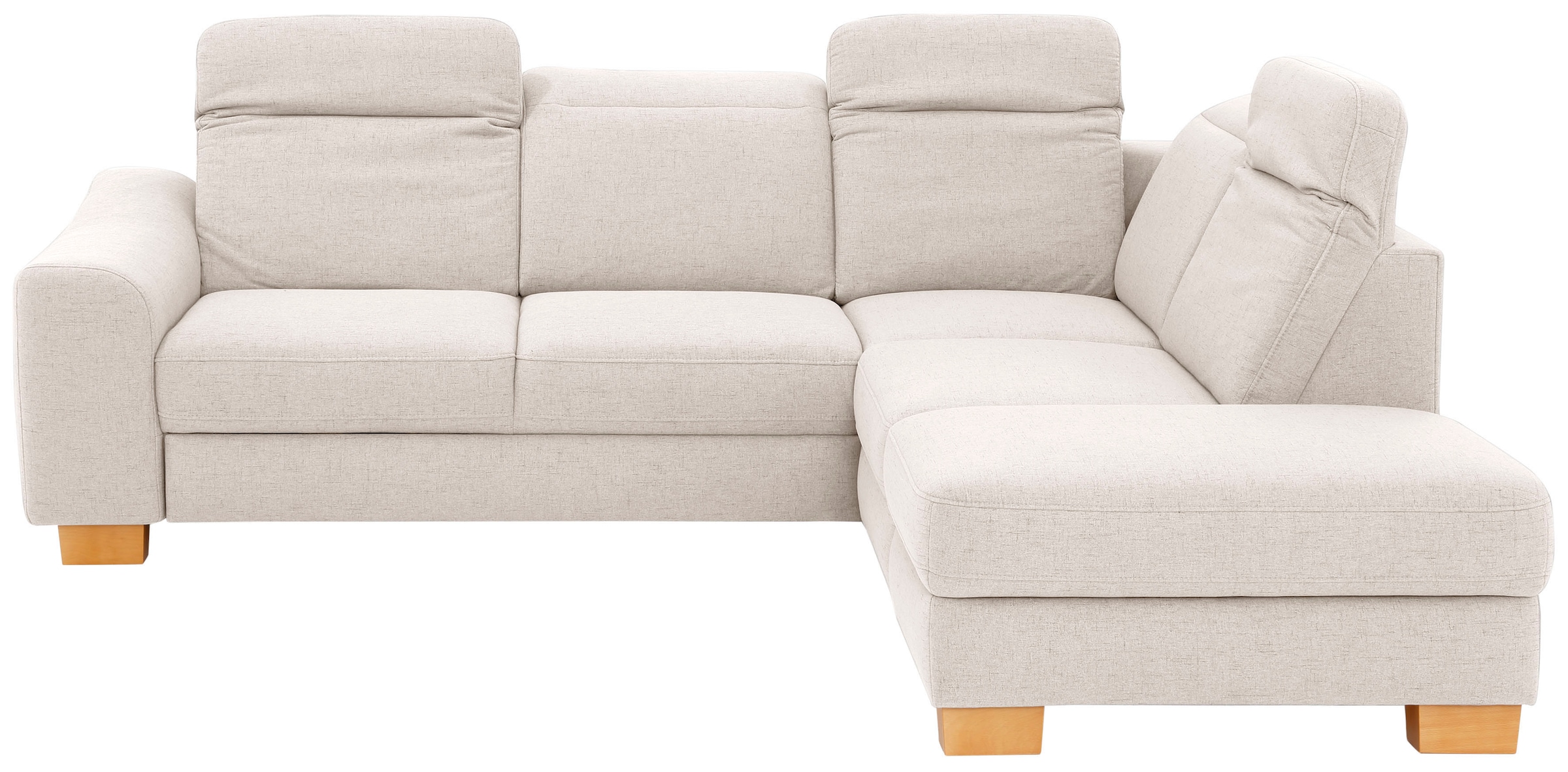 Home affaire Ecksofa »Dundee L-Form«, wahlweise mit Kopfteilverstellung und günstig online kaufen