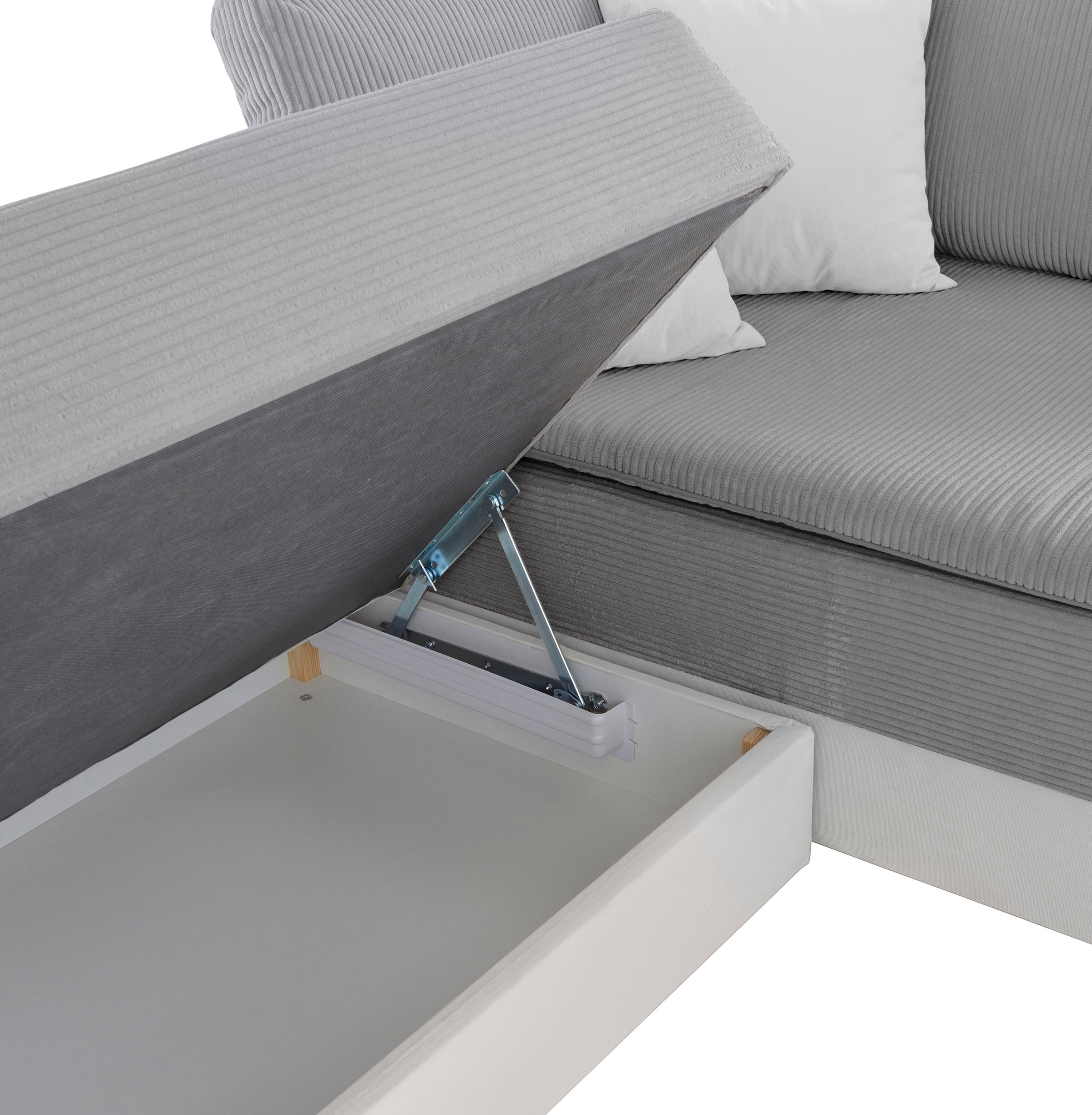 INOSIGN Ecksofa »Night & Day L-Form«, mit Boxspring Bettfunktion 180x200 cm, Dauerschläfer