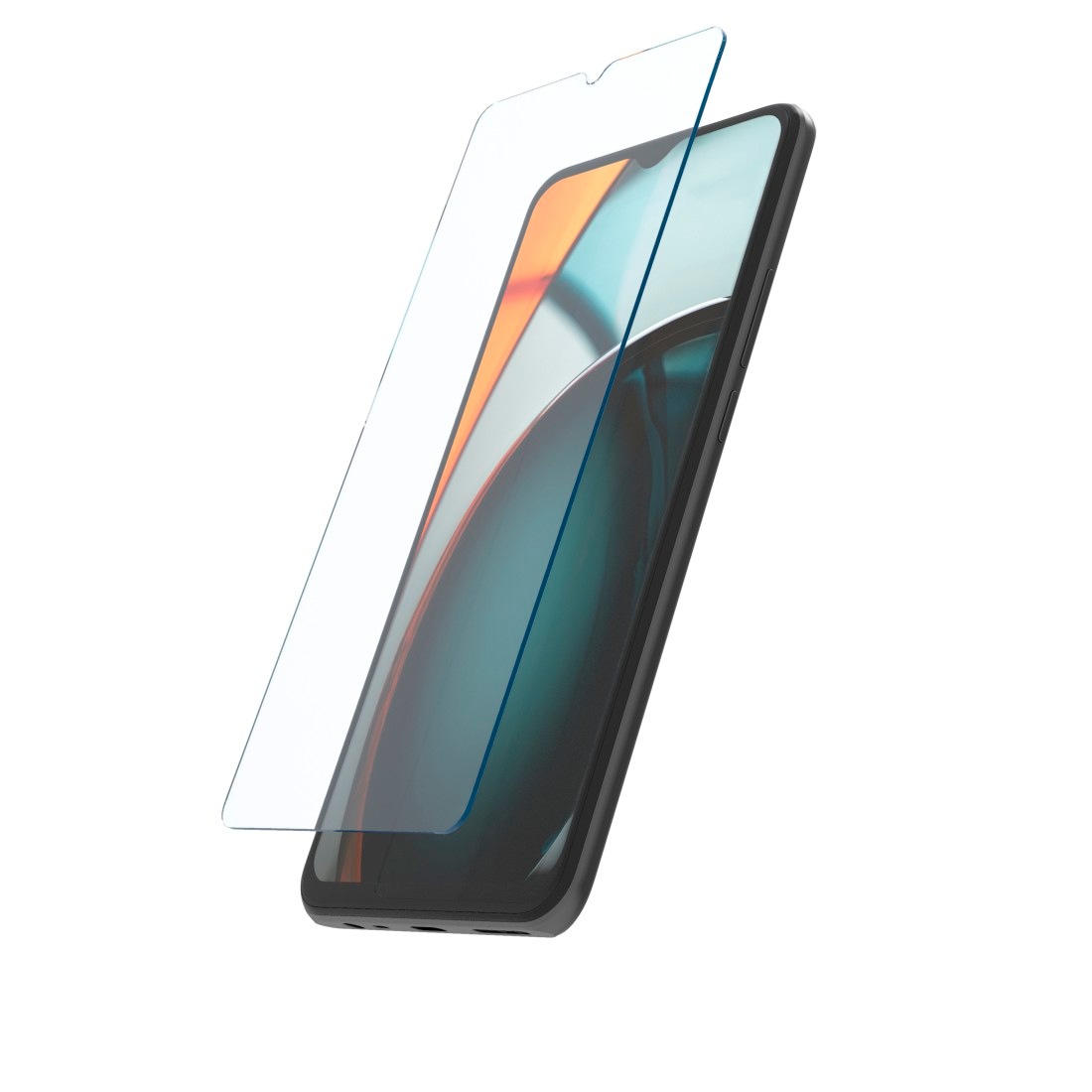 Hama Displayschutzglas »Displayschutz für Xiaomi Redmi A5 4G (Panzerglas ultraklar)«, Montagehilfe