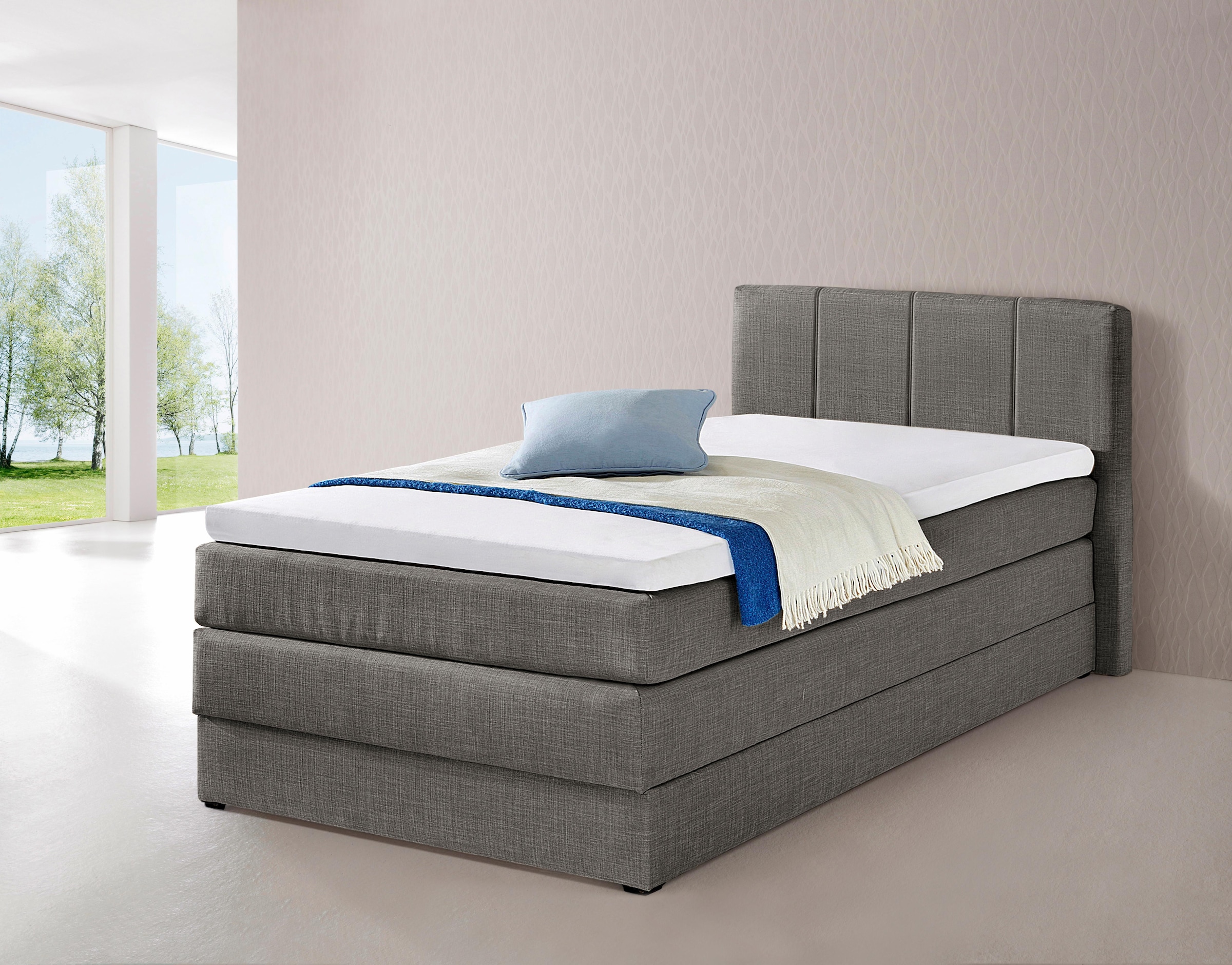 Bild von hapo Boxspringbett, mit Bettkasten