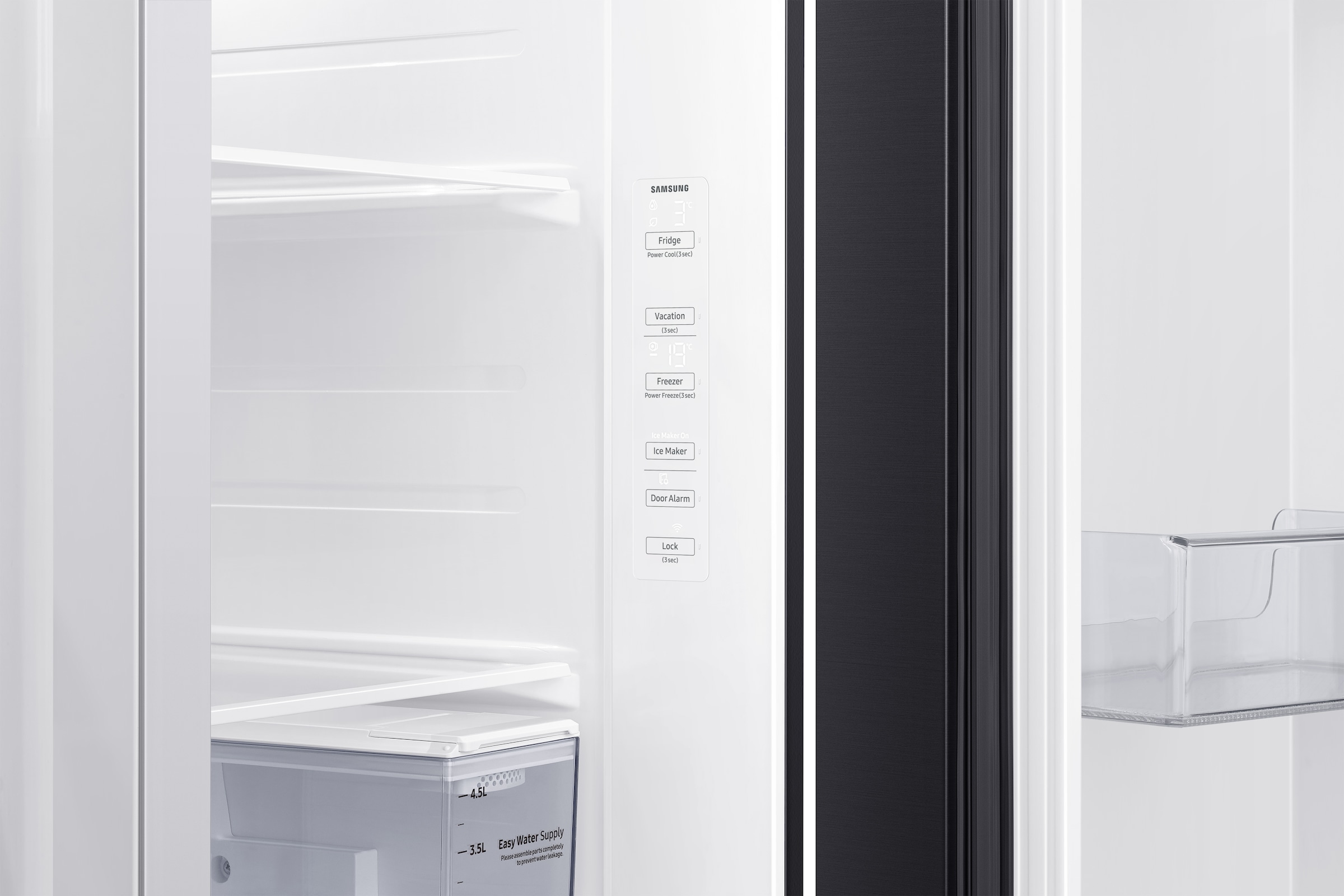 Samsung Side-by-Side RS5000 »RS64DG5303B1EF«, SpaceMax - Viel Platz für deine Vorräte