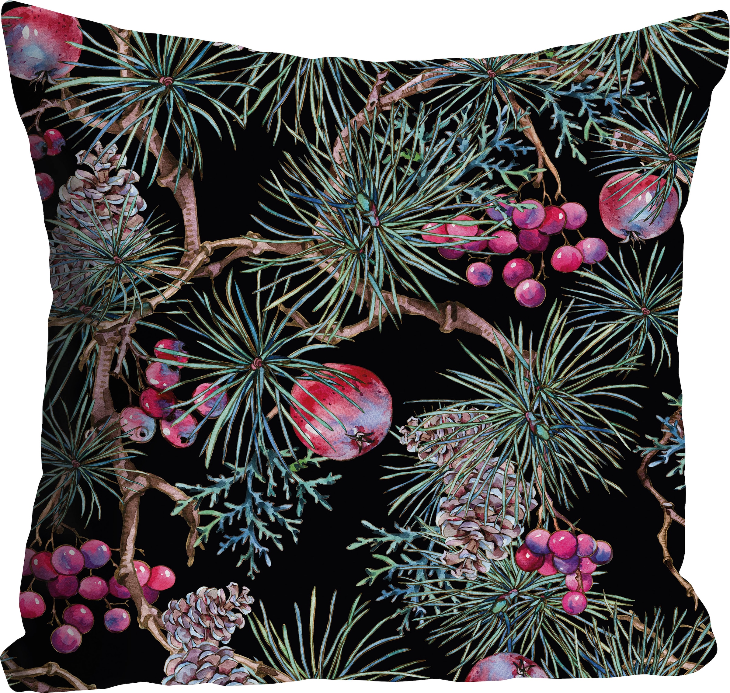 queence Dekokissen »Under the Mistletoe«, Kissenhülle,Mistelzweig,Weihnacht günstig online kaufen