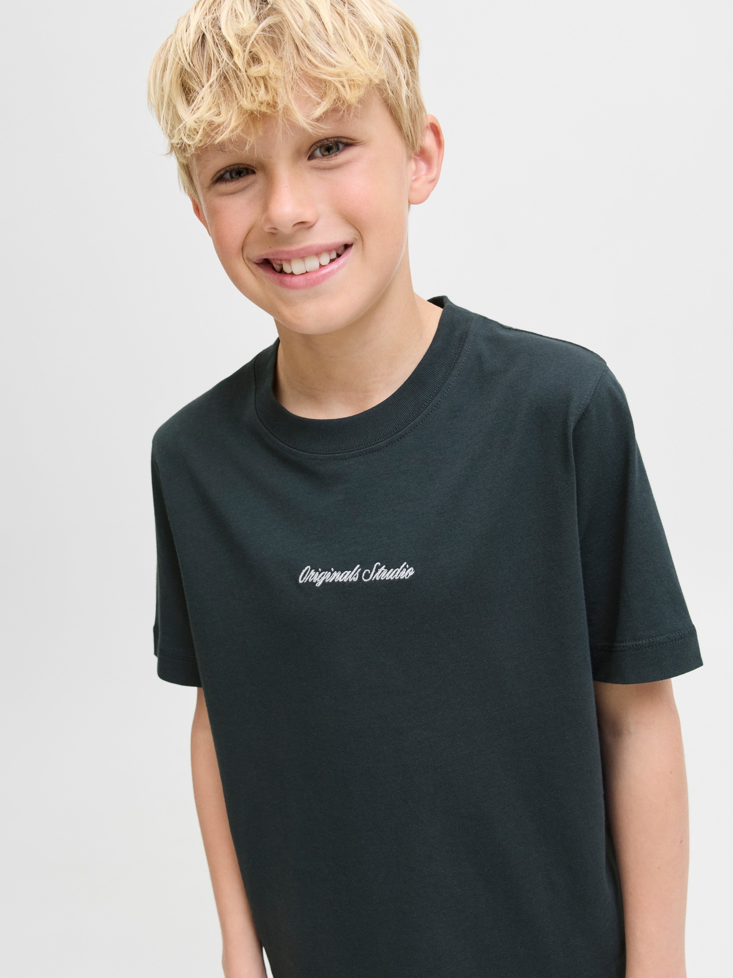 Jack & Jones Junior T-Shirt »JORNORREBRO EMB TEE SS CN NOOS JNR«