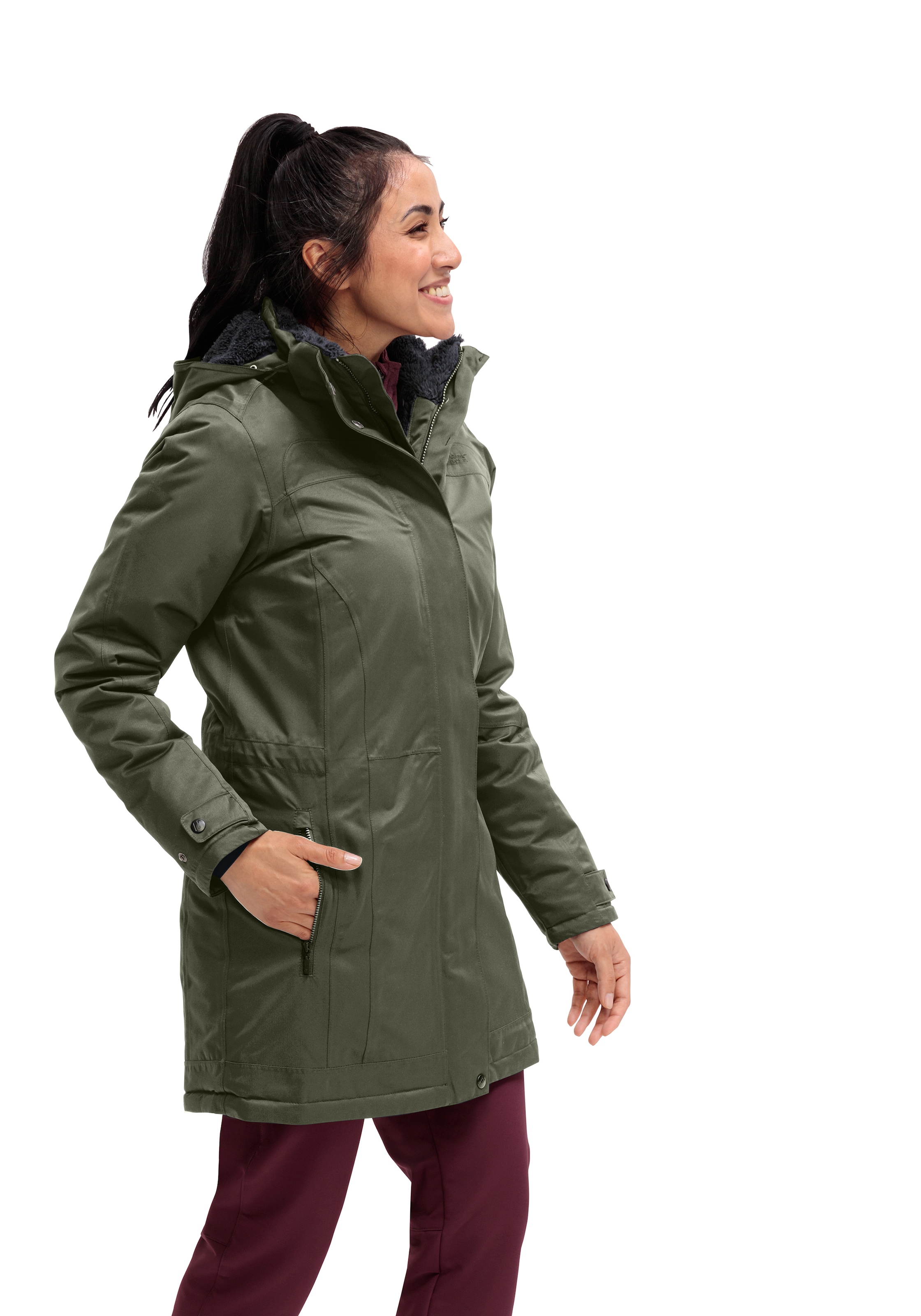 Maier Sports Funktionsjacke »Lisa 2.1«, Damen Mantel, atmungsaktiver Wintermantel, 2 RV-Taschen, Regular Fit
