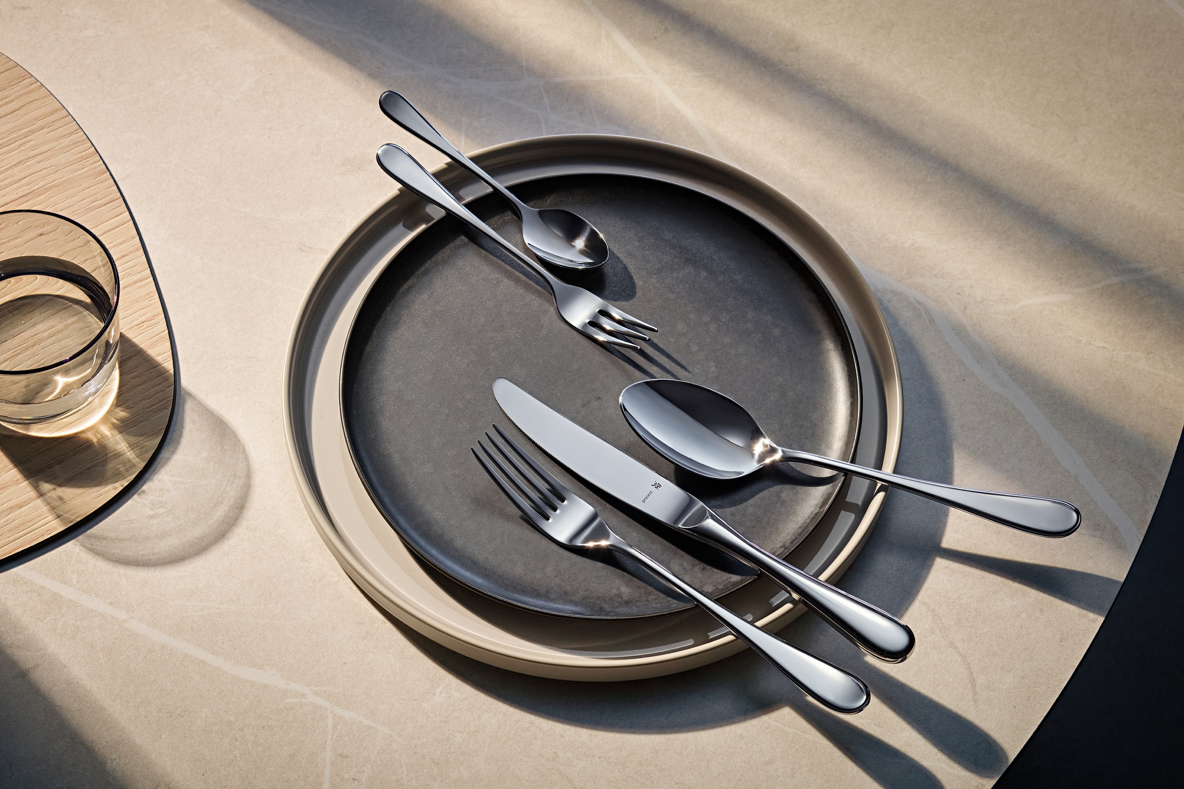 WMF Besteck-Set »Kent Plus«, (Set, 30 tlg.), ergonomisch, Cromargan protect