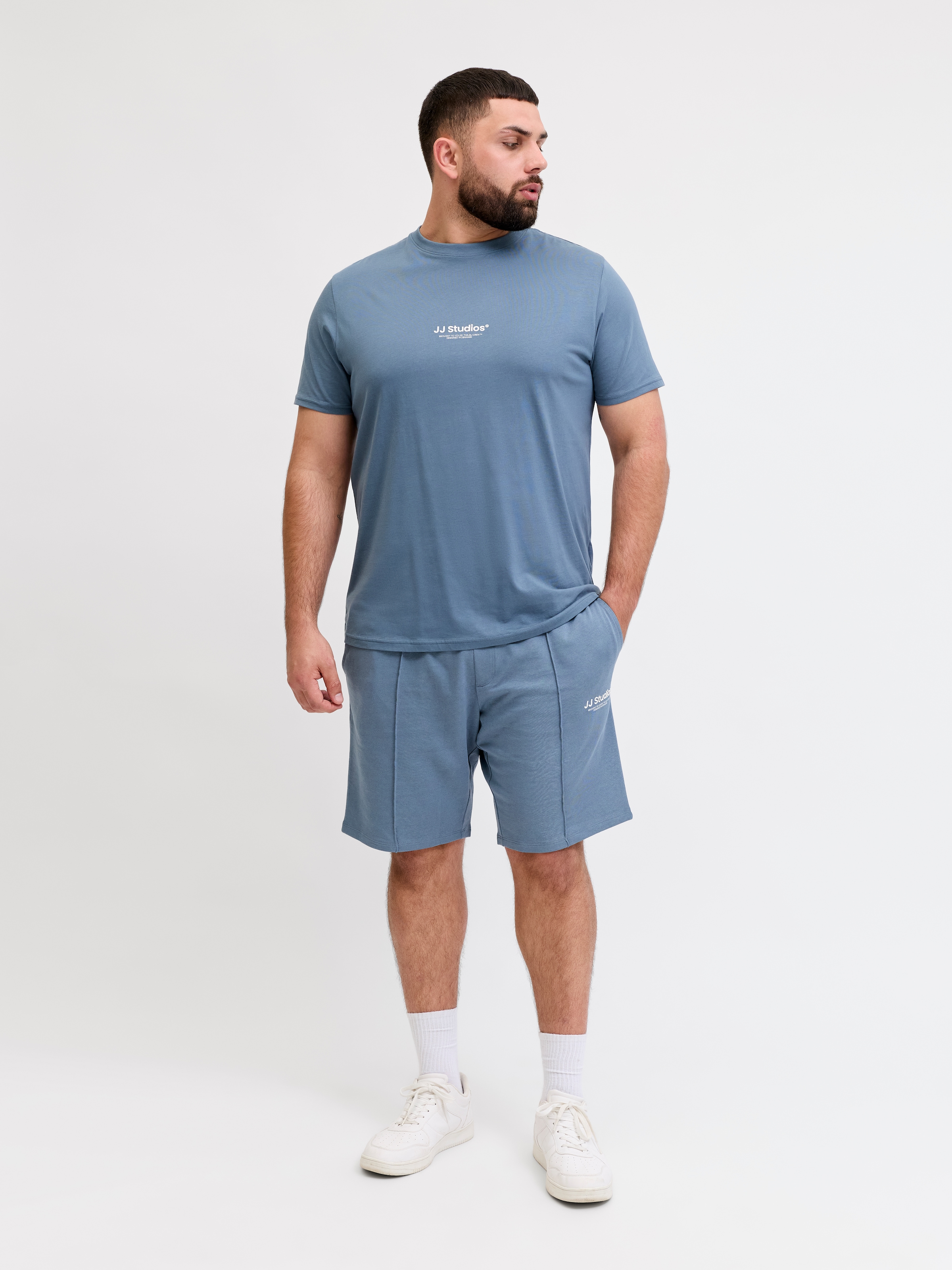 Jack & Jones PlusSize Sweatshorts »JPSTKANE SOHO SWEAT SHORTS MID SN PLS«  Baumwollmischung, relaxed fit
