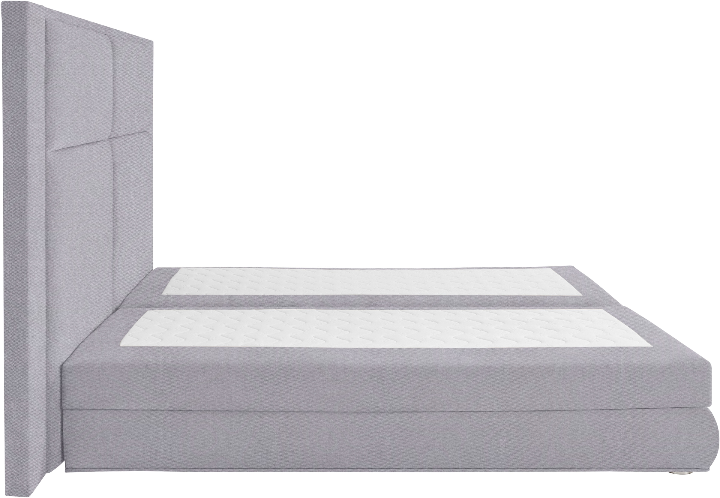COLLECTION AB Boxspringbett »Copenhagen«, inklusive Bettkasten, Topper, wahlweise mit LED-Beleuchtung