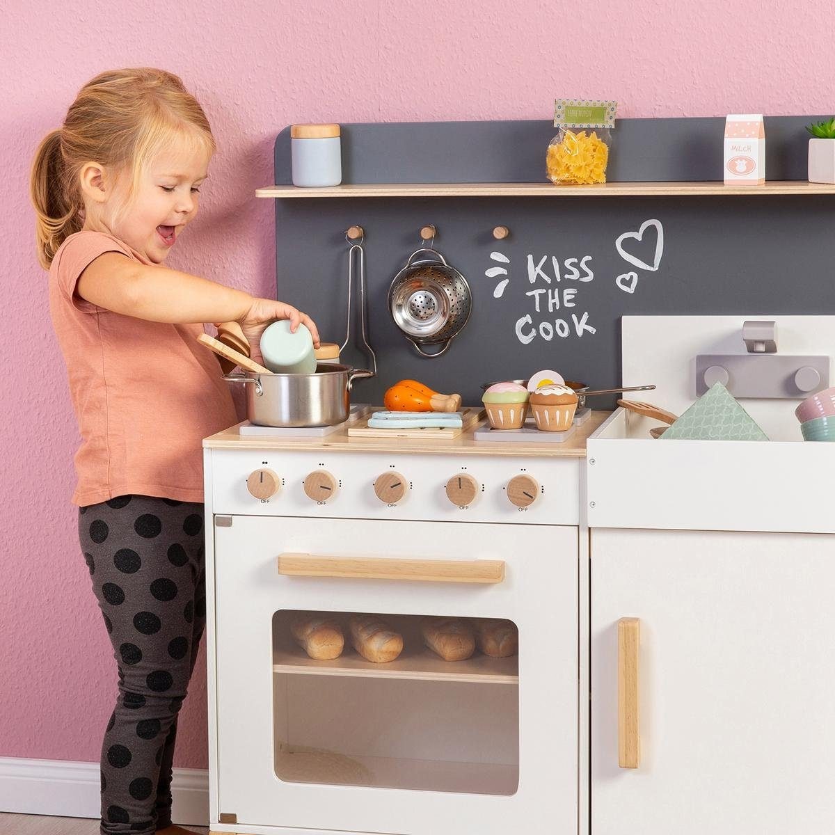 MUSTERKIND® Spielküche »Linum, weiß«