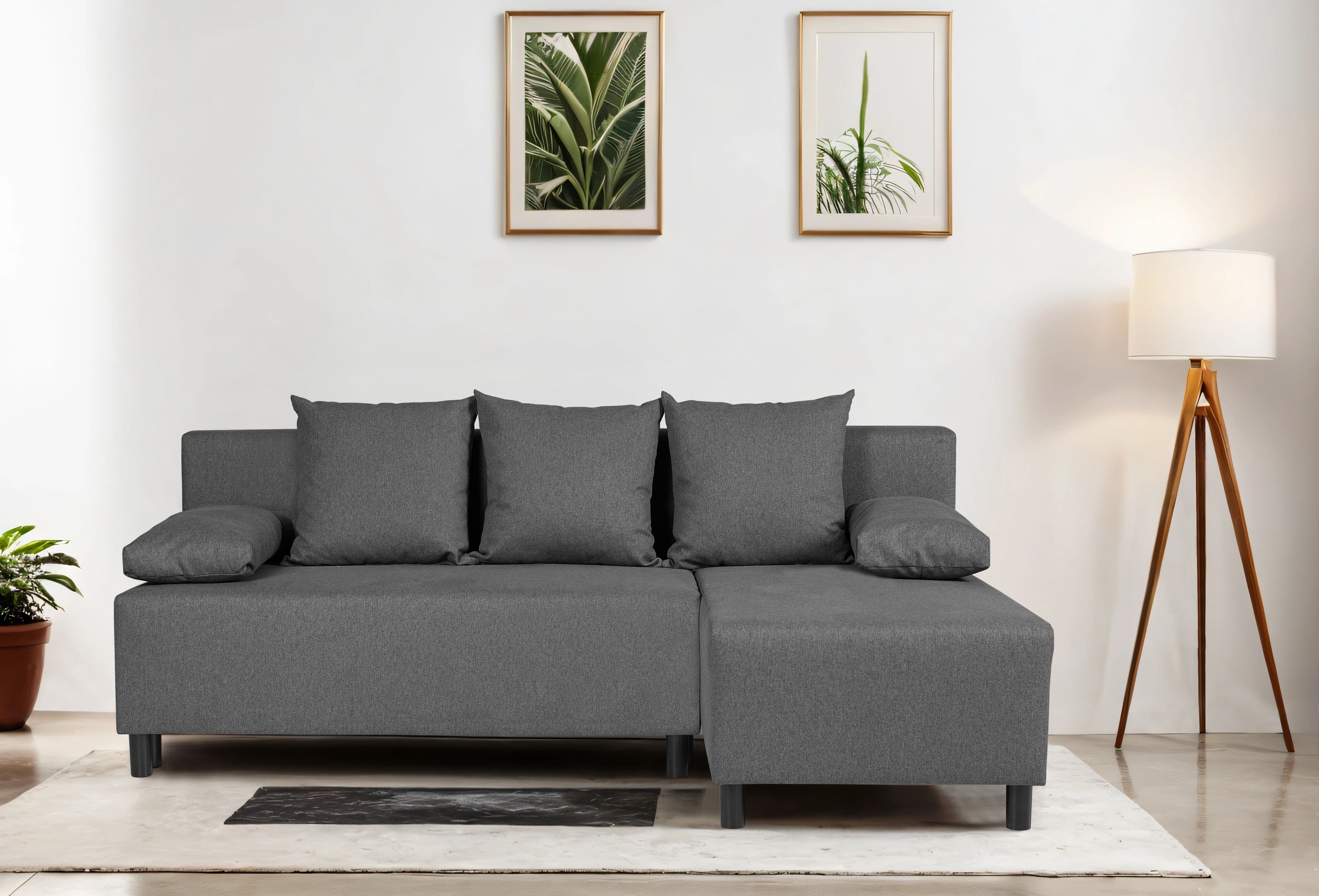 INOSIGN Ecksofa »IWALANI, Schlafsofa mit Bettkasten, Recamiere beidseitig m günstig online kaufen