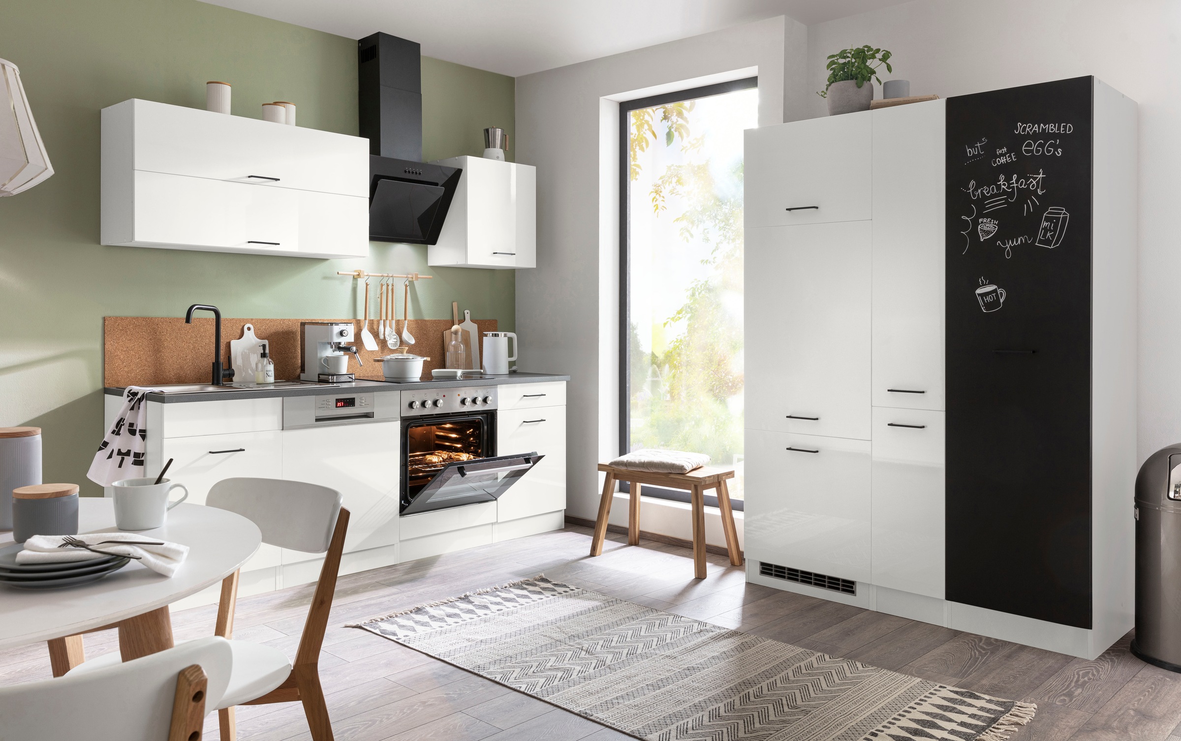 KOCHSTATION Küchenzeile »KS-Trier«, mit E-Geräten, Breite 360 cm günstig online kaufen