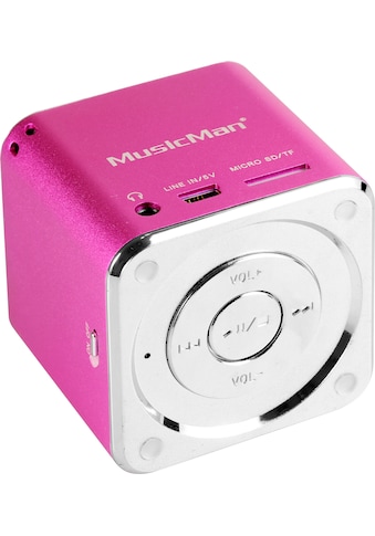 Portable-Lautsprecher »Mini MusicMan Soundstation«, (1 St.)