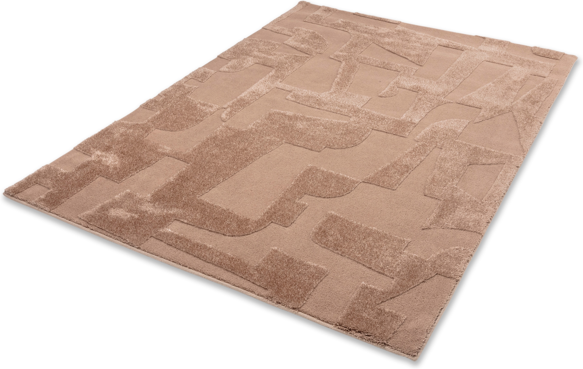 SCHÖNER WOHNEN-Kollektion Teppich »Blaze 252« rechteckig 28 mm Höhe Indoor, pflegeleicht, verschiedene Formen,  Hoch Tief Struktur