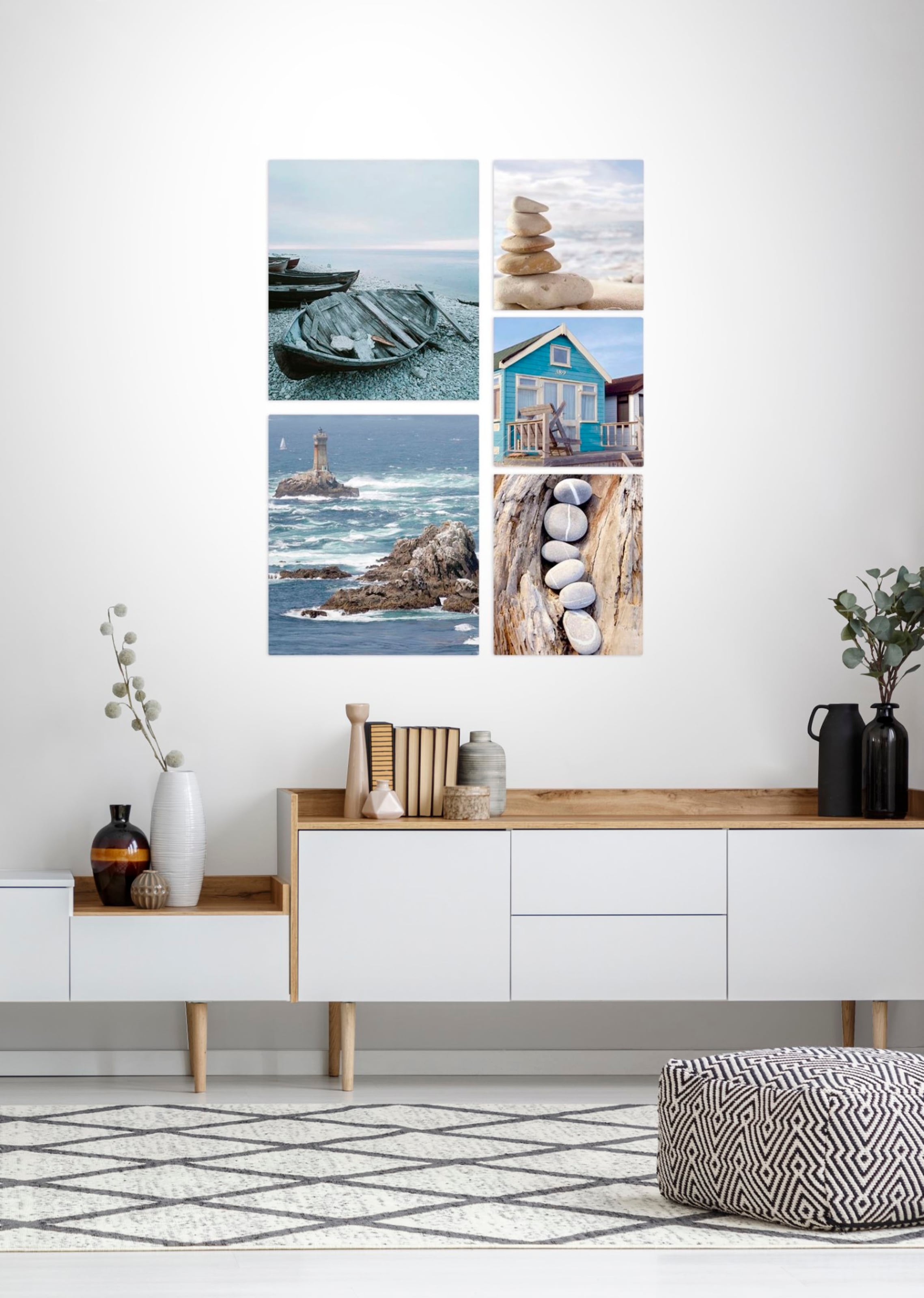 Art for the home Bild »Strand«, Strand, (5 St.)
