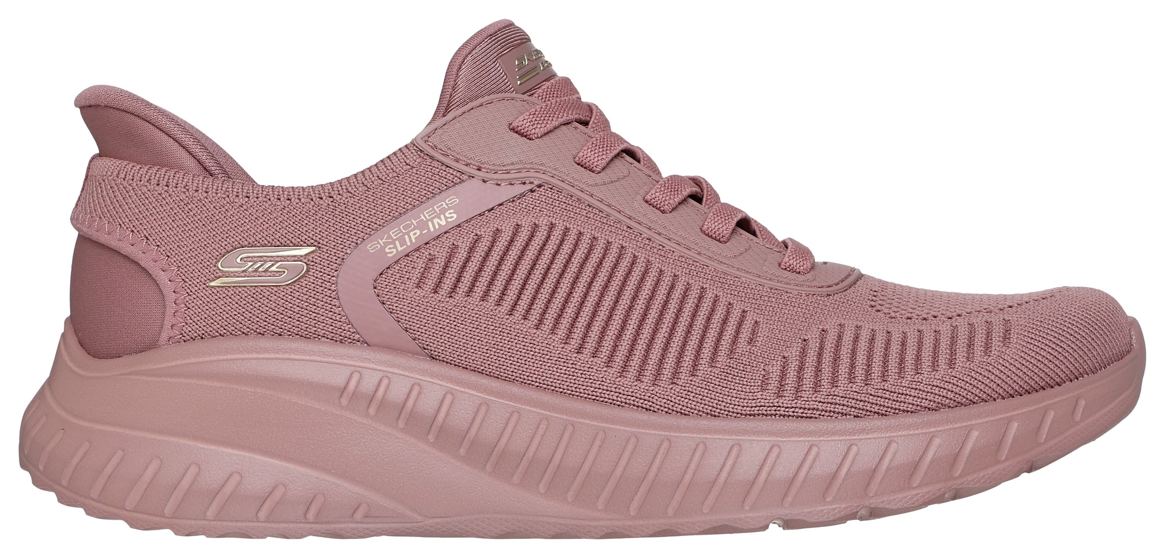 Skechers Slip-On Sneaker »BOBS SQUAD CHAOS-CURRENT MUSE«, Freizeitschuh für Maschinenwäsche geeignet