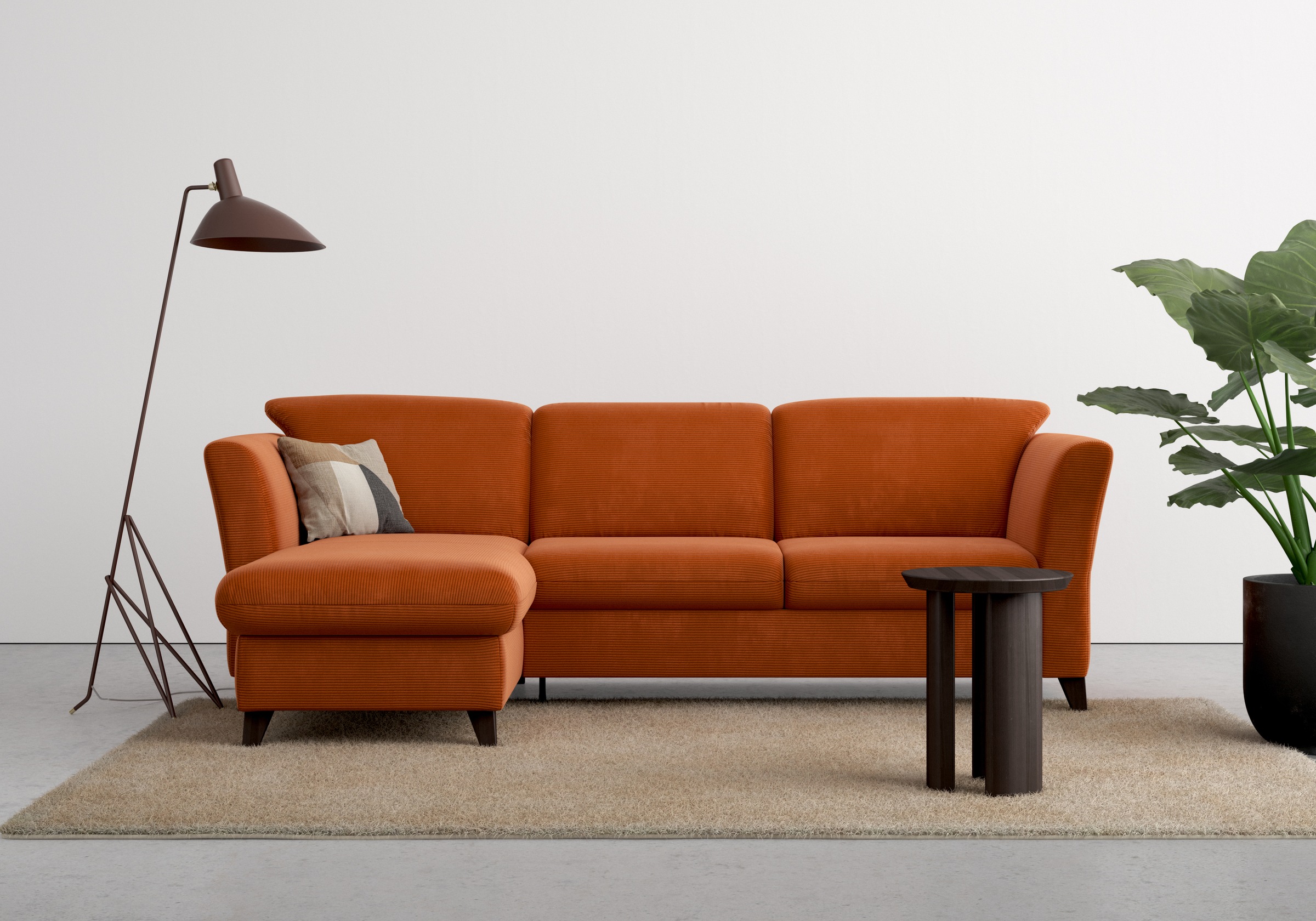 Home affaire Ecksofa »Trelleborg L-Form«, wahlweise mit Bettfunktion und Bettkasten, inkl. Federkern-Polsterung