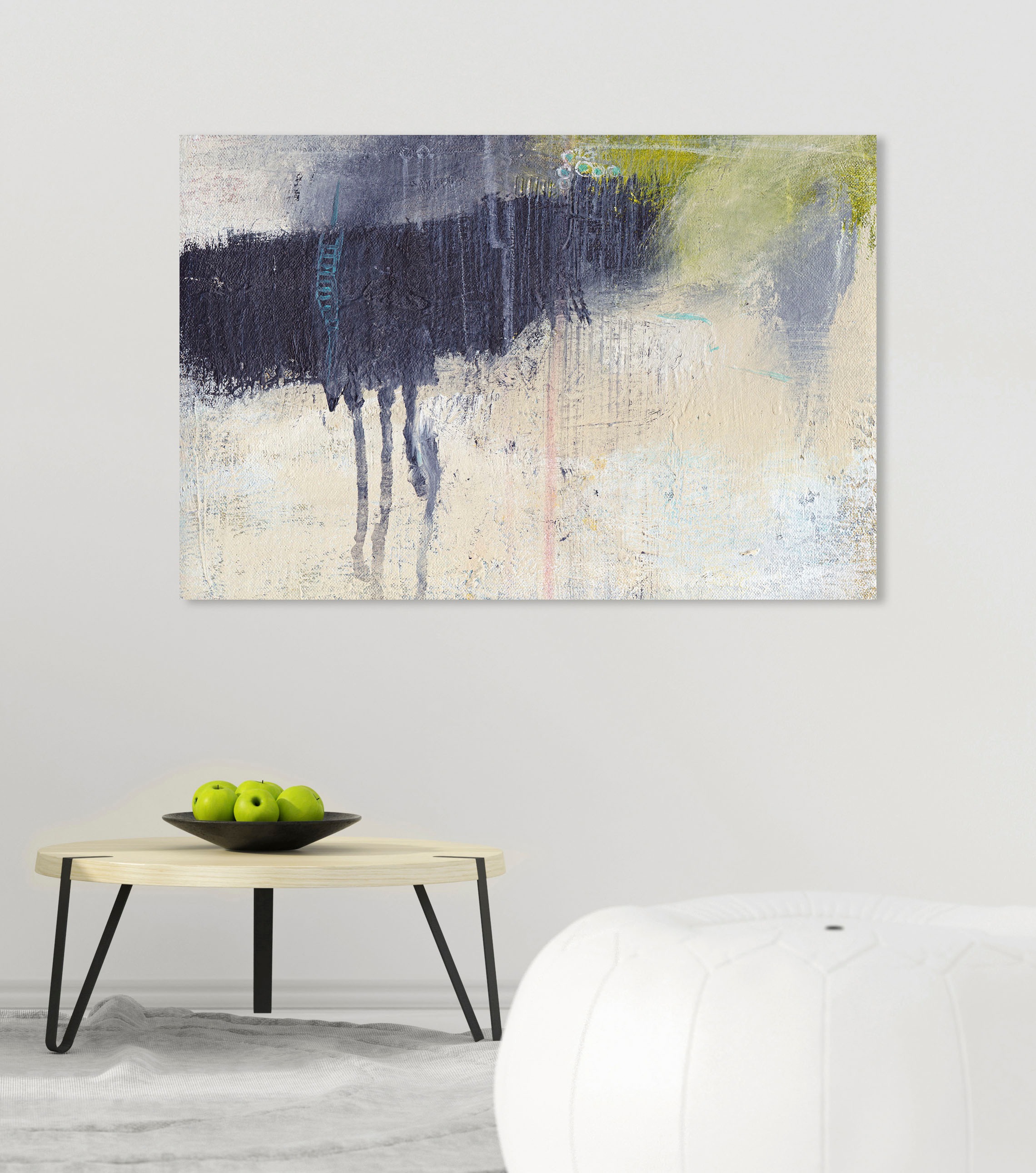 queence Leinwandbild »Kunstwerk«, Abstrakte-Kunst-Modern, Premium-Leinwands günstig online kaufen