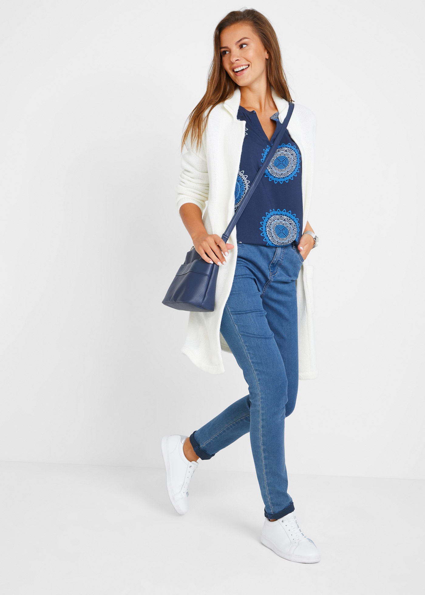 bonprix Tunika »Tunikabluse aus softer Viskose« Tunikabluse aus softer Viskose