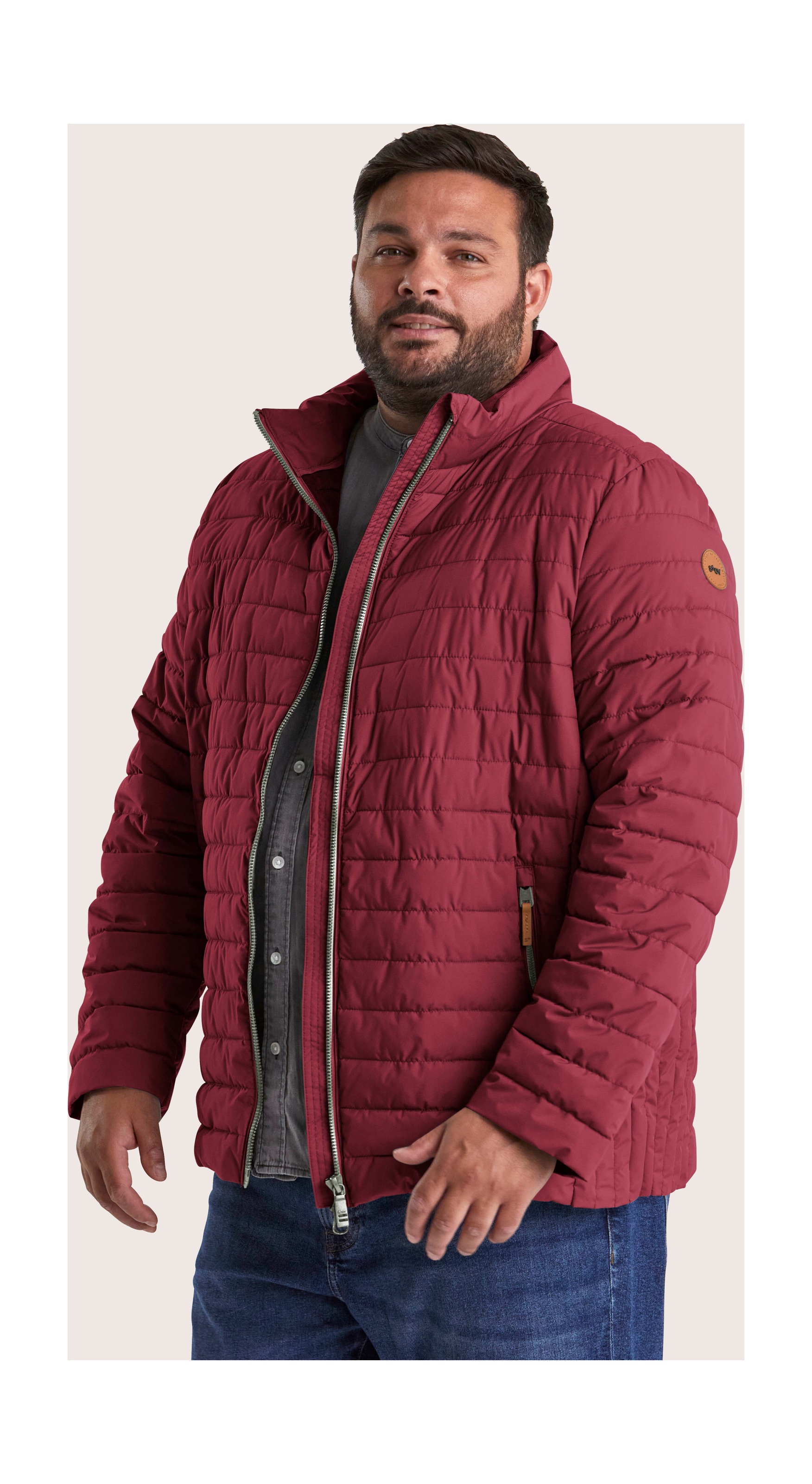 STOY Steppjacke »STW 15 MN QLTD JCKT«, Leichte, atmungsaktive, wasserabweisende Herren Steppjacke von STOY
