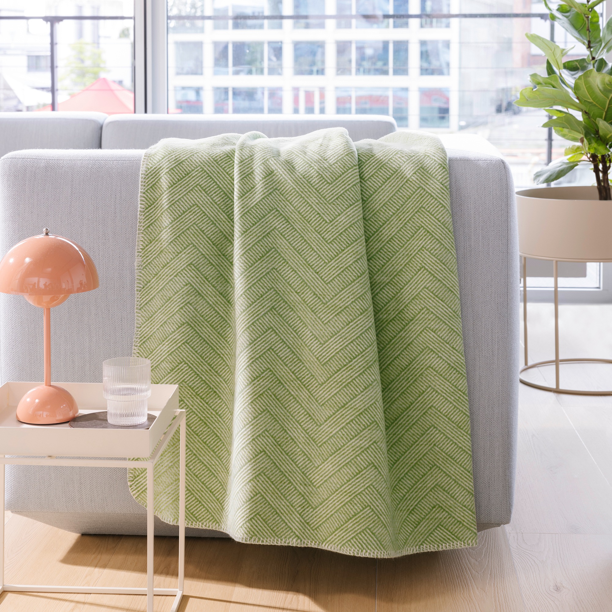 IBENA Wohndecke »Wohndecke Nazca« Im Zick-Zack Design